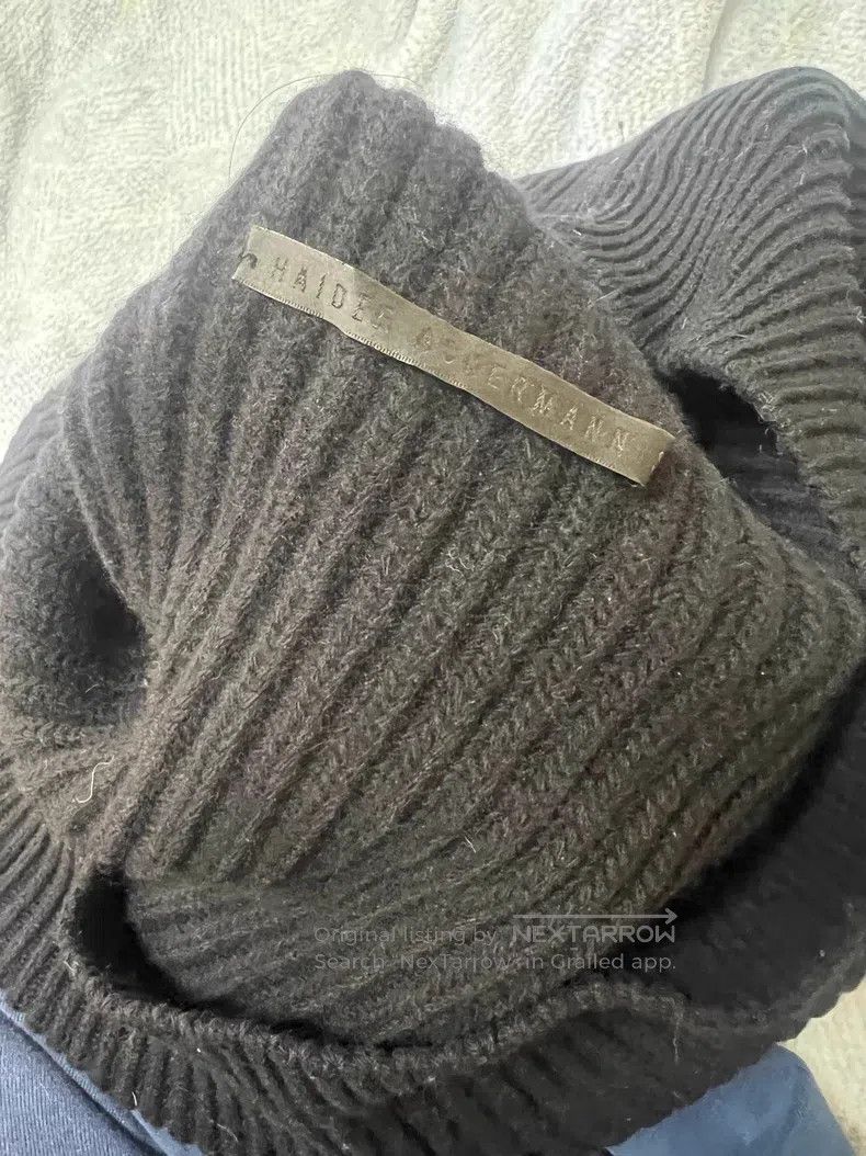 Haider Ackermann Haider Ackermann Loose High-Neck Wool Sweater, Black Size S / US 4 / IT 40 - 4 Thumbnail