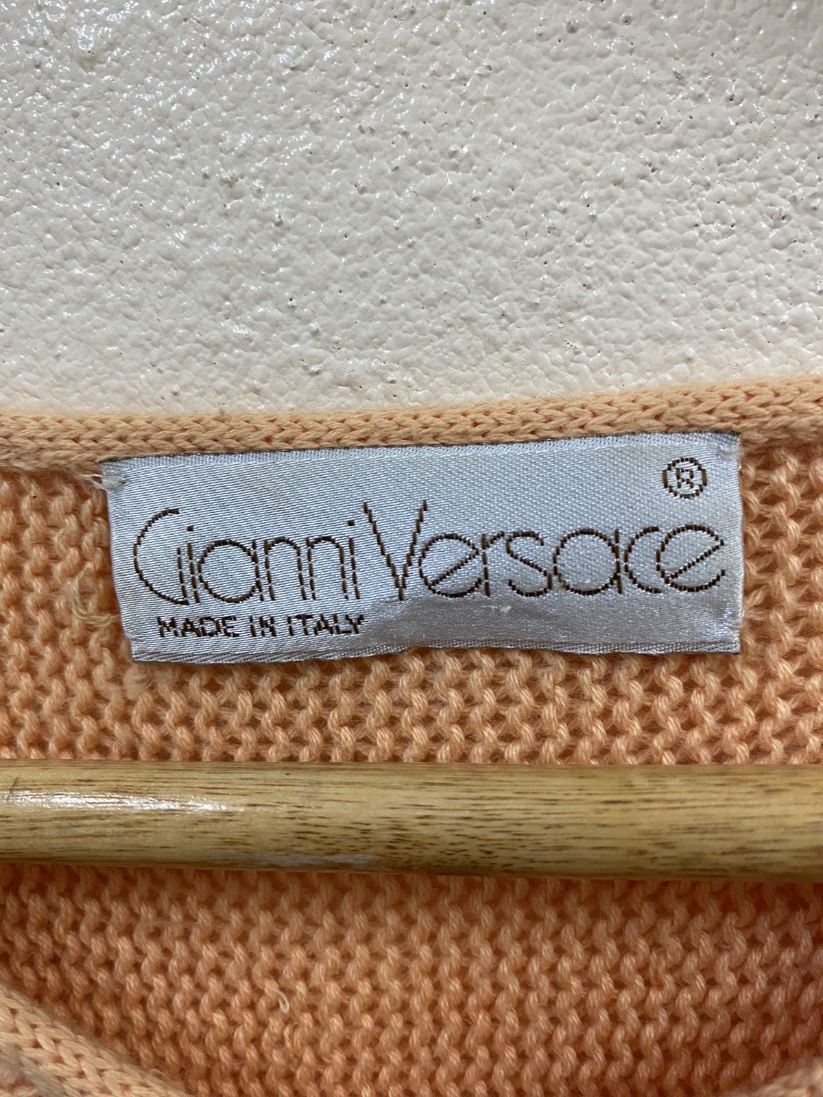Versace Vtg GIANNI VERSACE 80s Sweater Knit Size M / US 6-8 / IT 42-44 - 11 Thumbnail