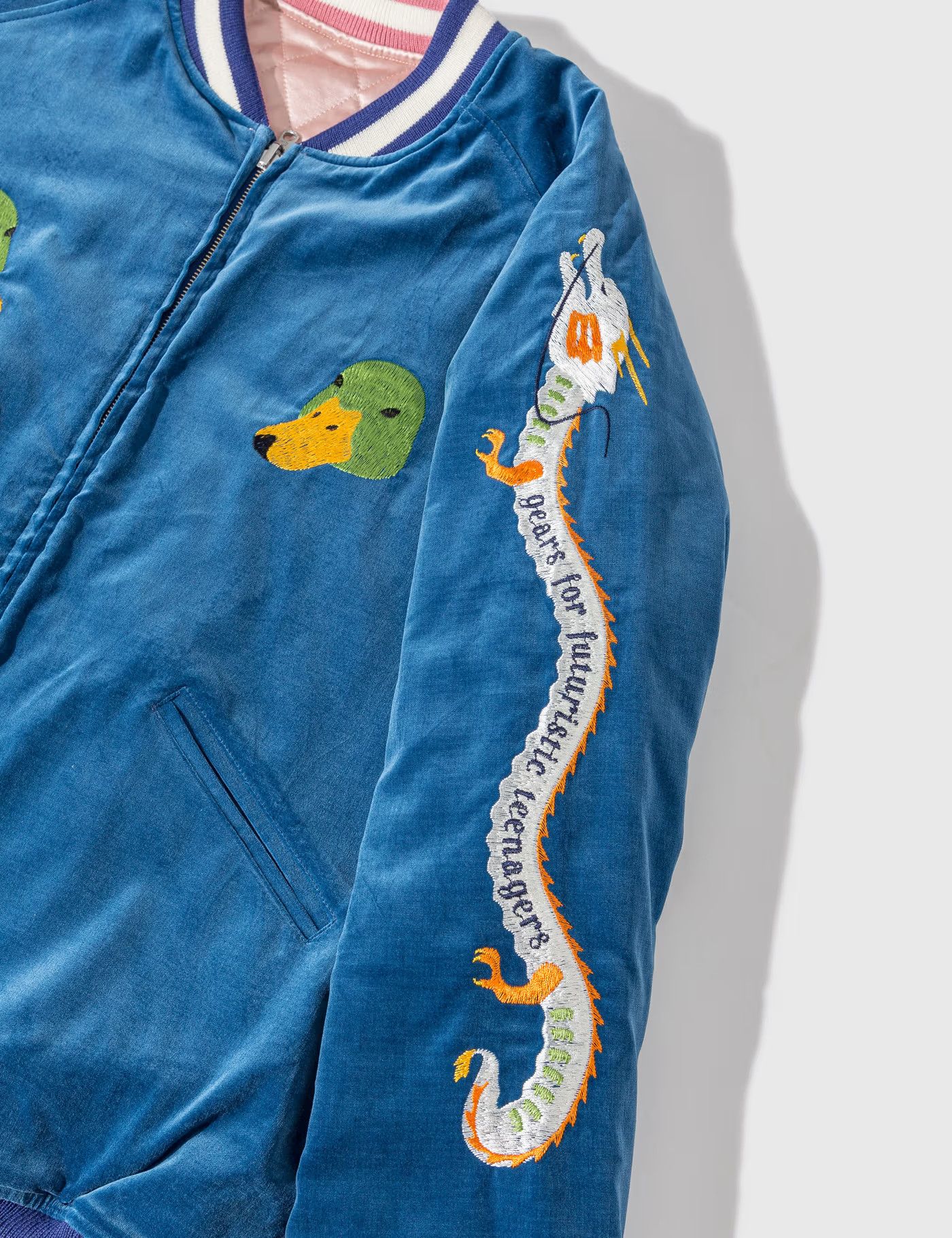 Human Made HUMAN MADE Reversible Souvenirs Yokosuka Bomber Jacket Size US M / EU 48-50 / 2 - 8 Thumbnail