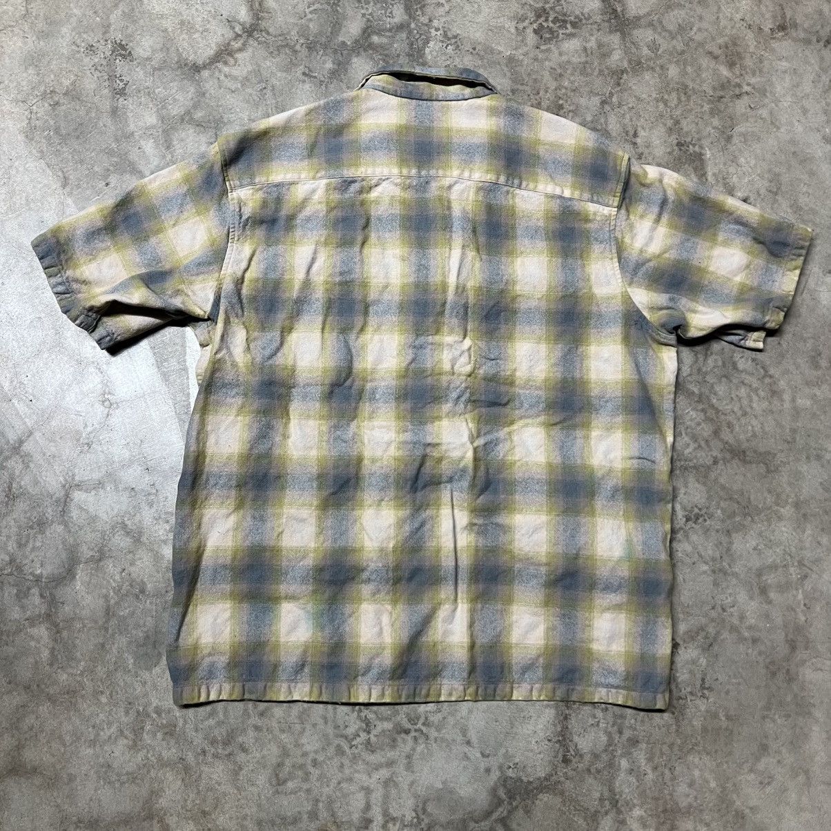 L.L. Bean × Pendleton × The North Face Pendleton Plaid Wool Loop Collar Short-Sleeve Flannel Shirt Size US XL / EU 56 / 4 - 7 Thumbnail