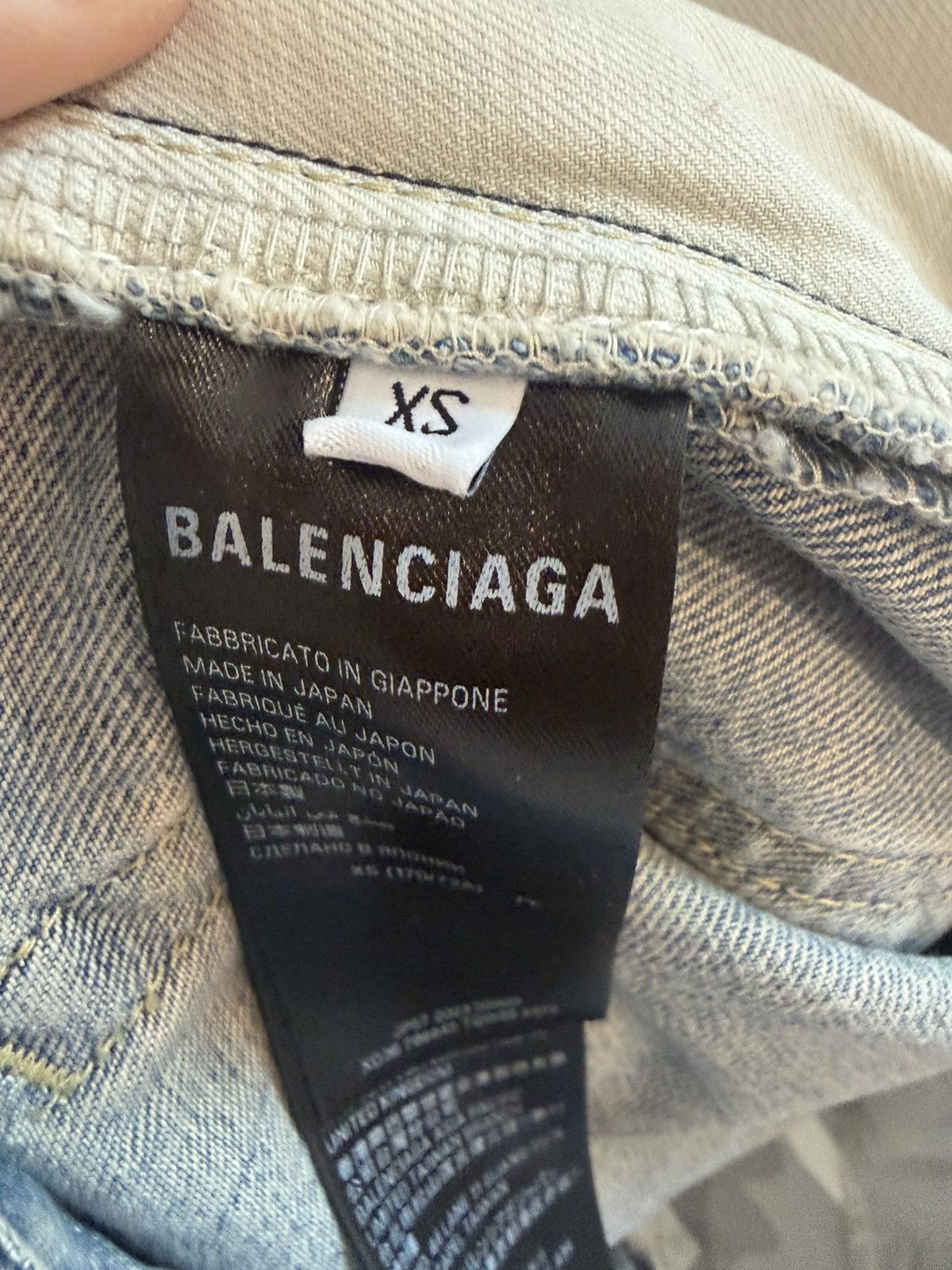 Balenciaga Balenciaga half denim half cargo pants in size xs Size US 34 / EU 50 - 8 Thumbnail
