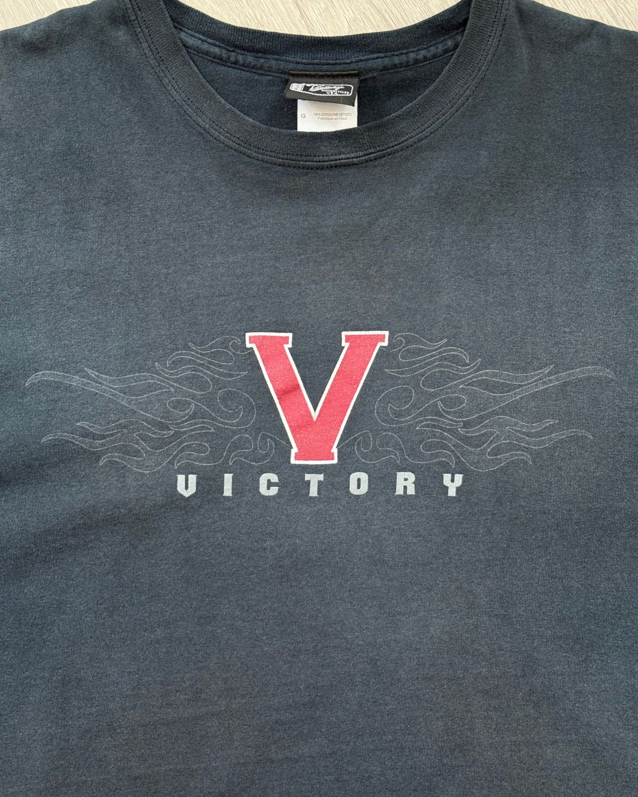 Vintage Vintage Victory Motorcycles Faded T-Shirt - Size Large Size US L / EU 52-54 / 3 - 3 Thumbnail