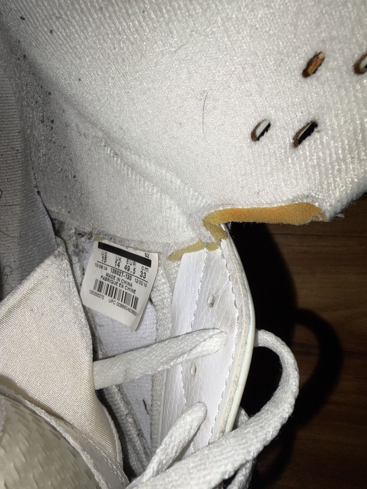 Jordan Brand Jordan 5 Retro White Metallic Size US 15 / EU 48 - 5 Thumbnail