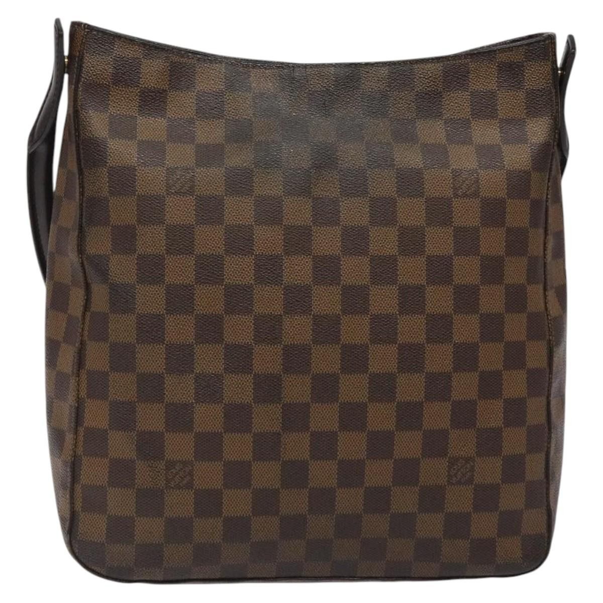 Louis Vuitton LOUIS VUITTON Damier Ebene Looping GM Shoulder Bag N51144 Size ONE SIZE - 13 Thumbnail