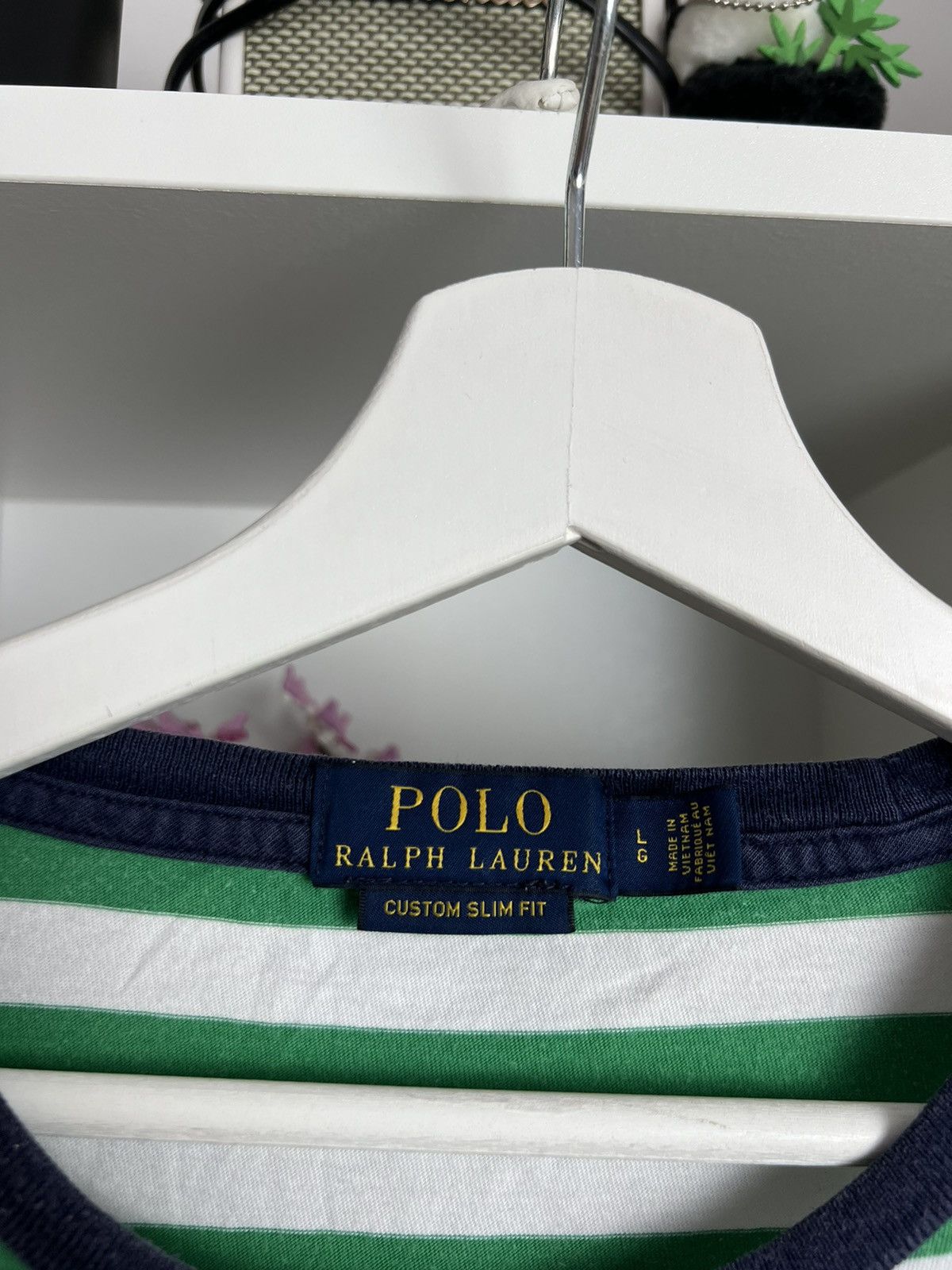 Polo Ralph Lauren × Ralph Lauren Polo Ralph Lauren striped pocket t-shirt tee L old money y2k Size US L / EU 52-54 / 3 - 5 Thumbnail