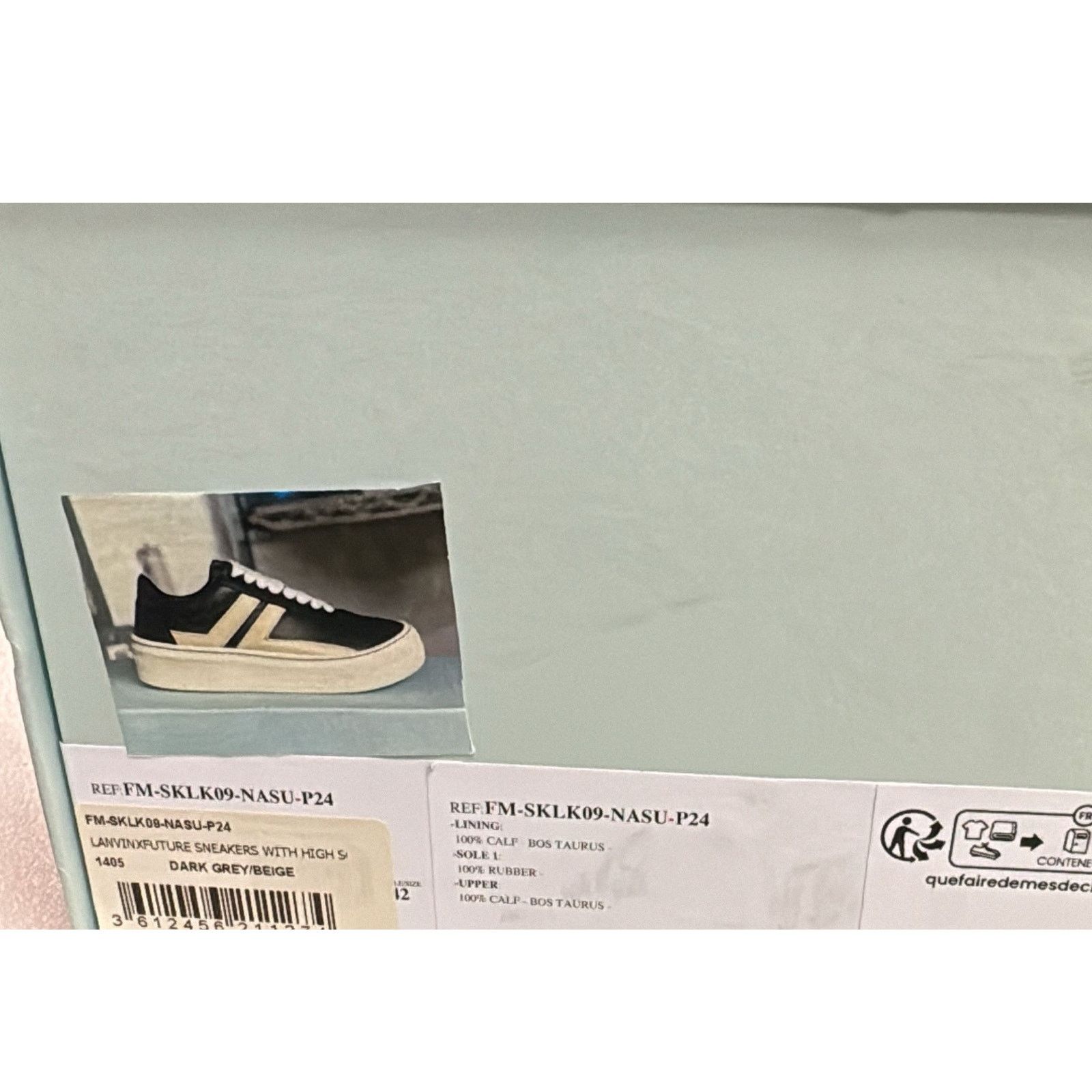 Future o1rshd1 Sneakers With High Sole in Dark Grey/Beige Size US 9 / EU 42 - 21 Thumbnail