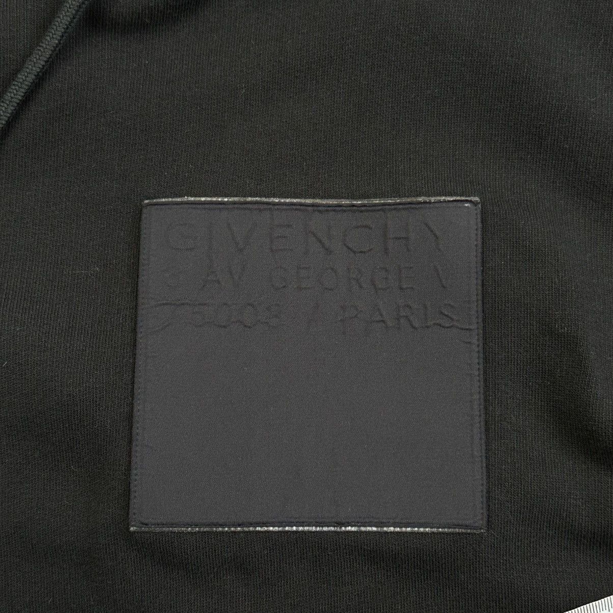 Givenchy Givenchy Black Address Patch Logo Hoodie Size L BMJ07Y30AF Size US L / EU 52-54 / 3 - 6 Thumbnail