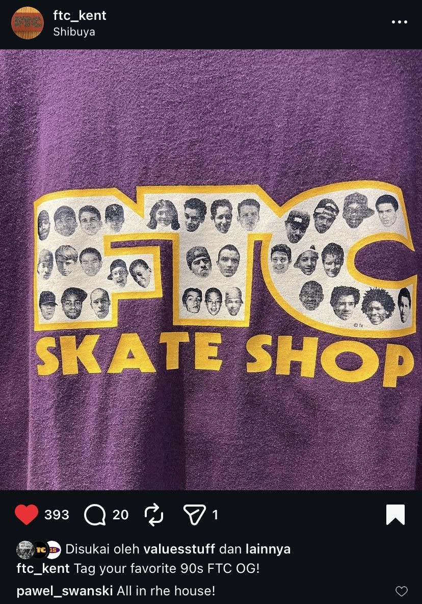 FTC Vintage OG 90s FTC Skateboards Size US M / EU 48-50 / 2 - 5 Thumbnail