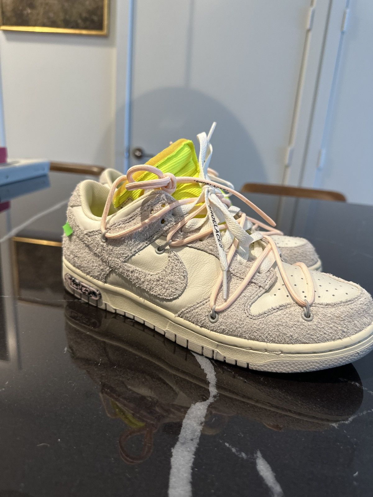 Nike Nike Dunk Low Off white Lot 12 Size US 9 / EU 42 - 9 Thumbnail