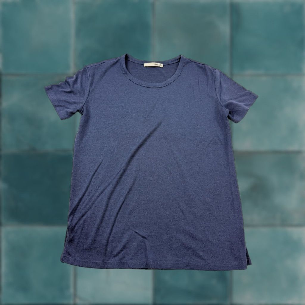 Vintage Wilfred Free Shirt Womens XS Blue Crewneck Short Sleeve Tee Top Size XS / US 0-2 / IT 36-38 - 1 Thumbnail