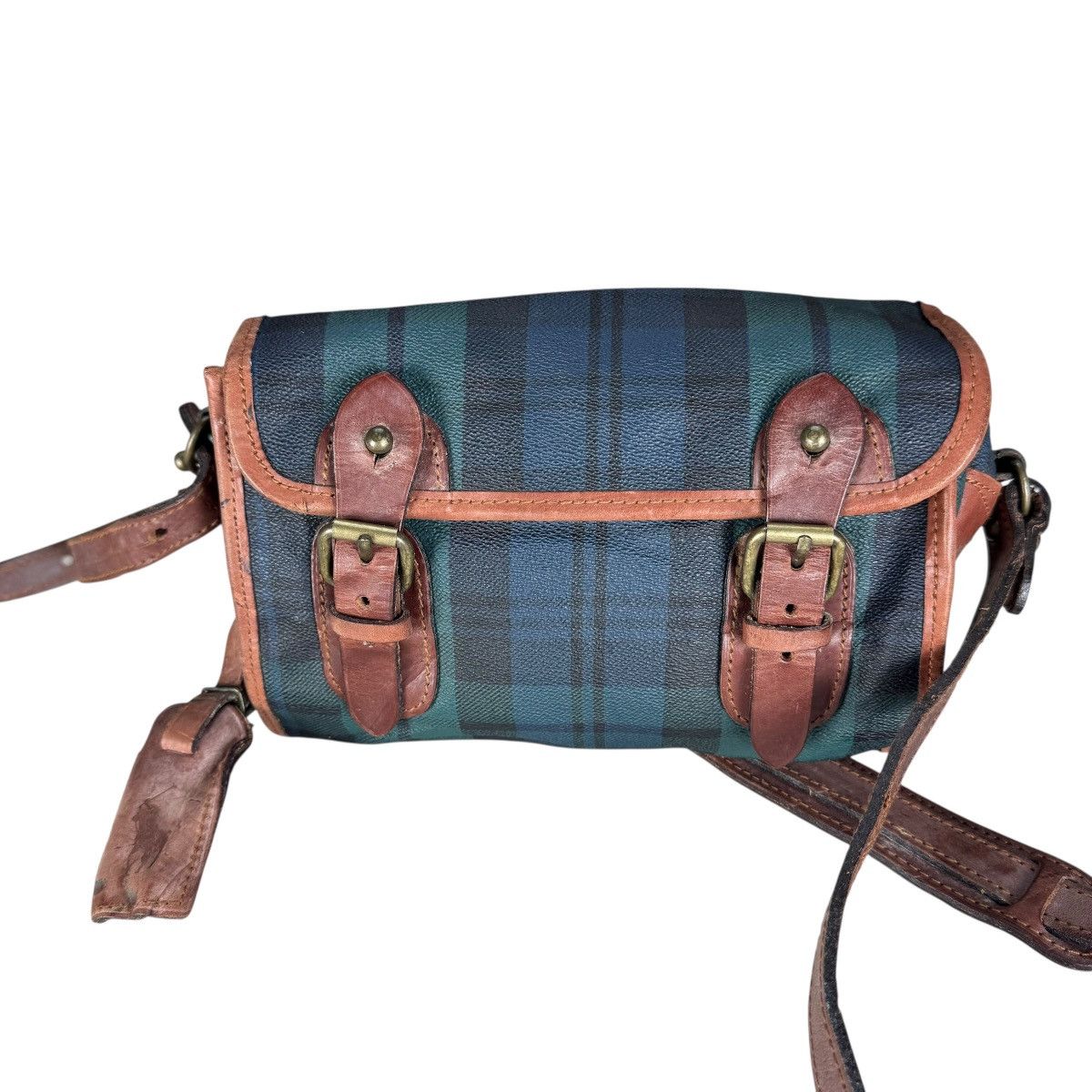 Polo Ralph Lauren 🌟VINTAGE POLO RL PLAIDS CROSSBODY BAGS Size ONE SIZE - 2 Thumbnail