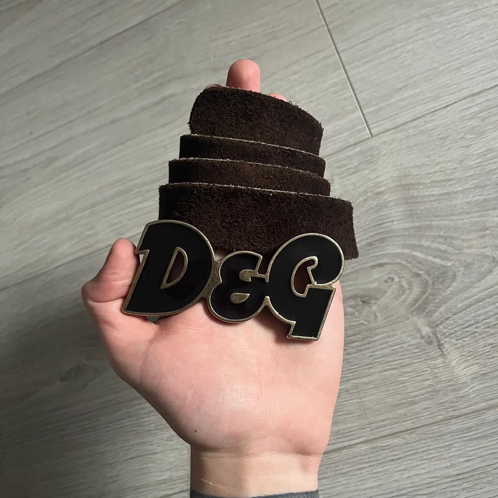 Dolce & Gabbana Dolce & Gabbana Black Enamel Belt Size ONE SIZE - 1 Thumbnail