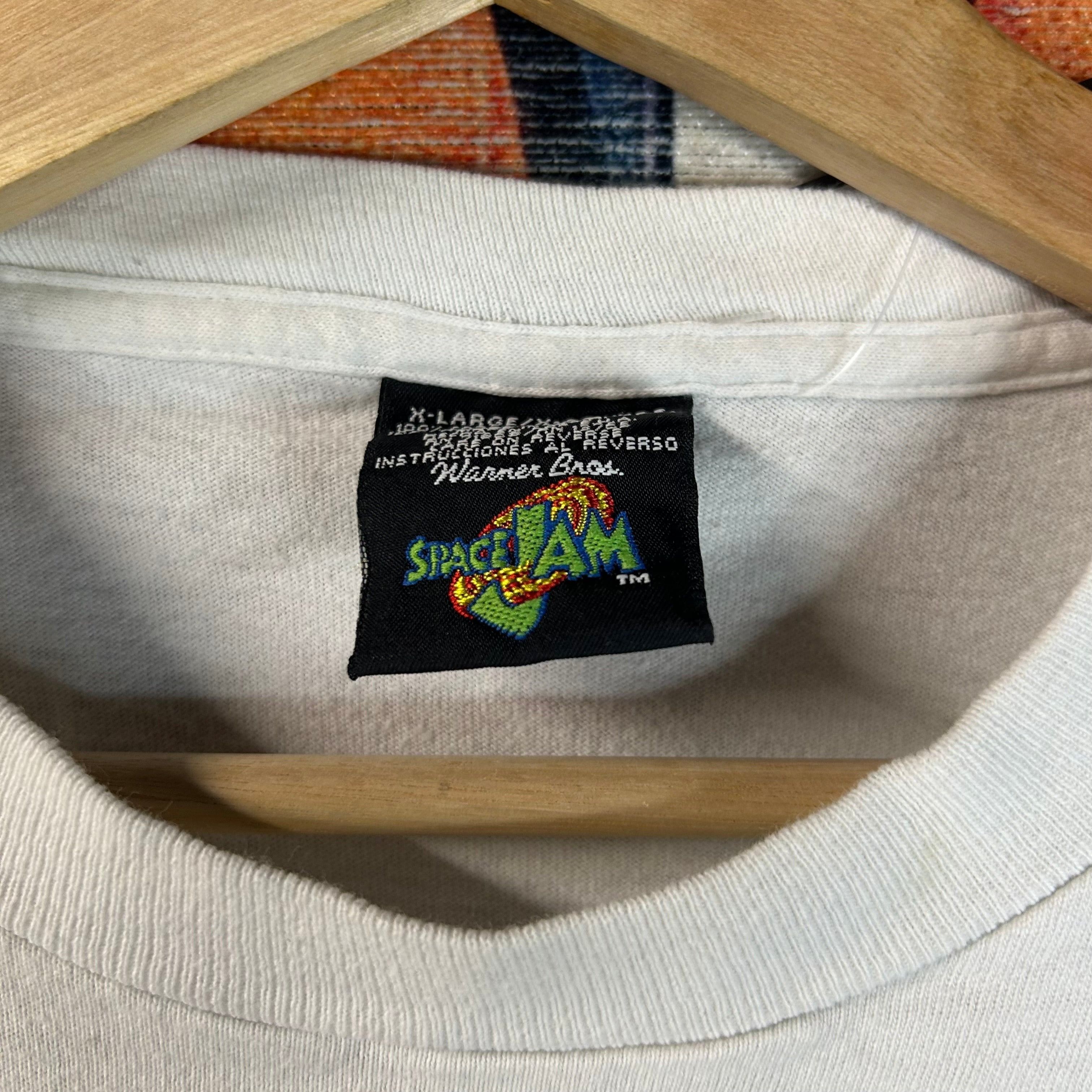 Vintage Vintage 90s Space Jam Marvin the Martian Long Sleeve Tee Size US XL / EU 56 / 4 - 3 Thumbnail
