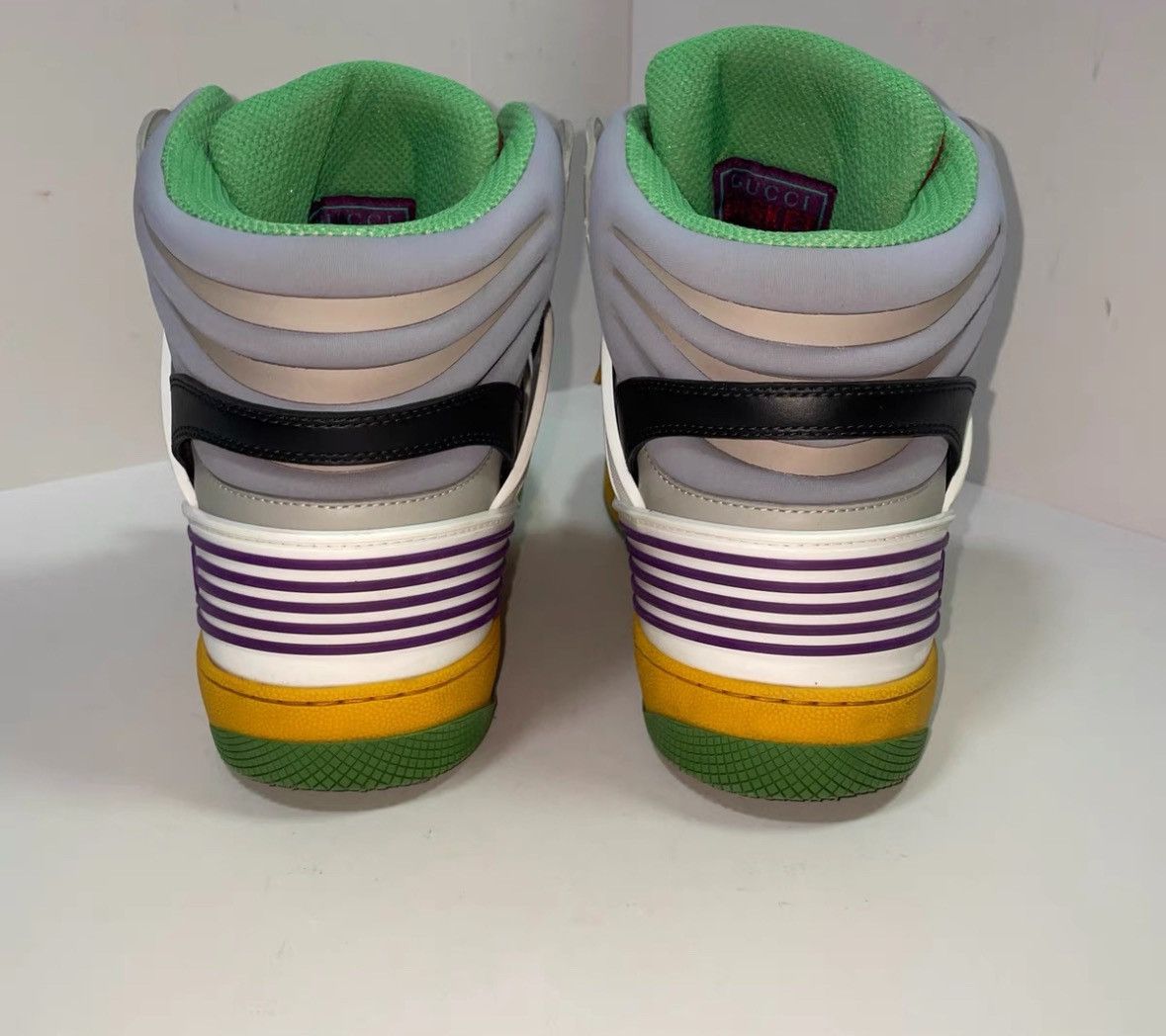 Gucci Gucci High-Top Basketball Sneakers in Black Red White - Size US 10.5 / EU 43-44 - 3 Thumbnail