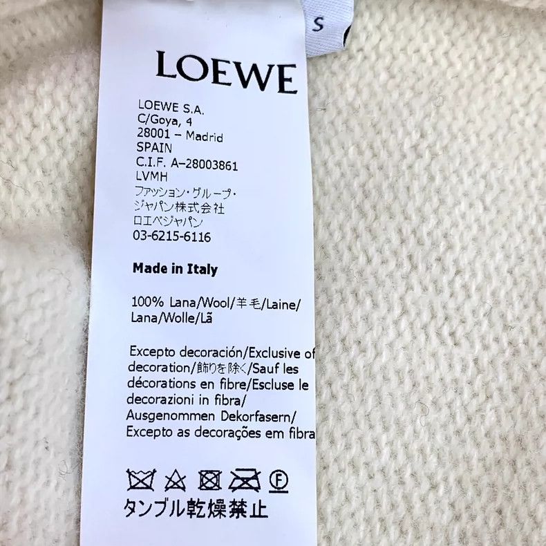 Loewe Loewe Mossy logo letters embroidered with diamonds wool ro Size S / US 4 / IT 40 - 7 Thumbnail