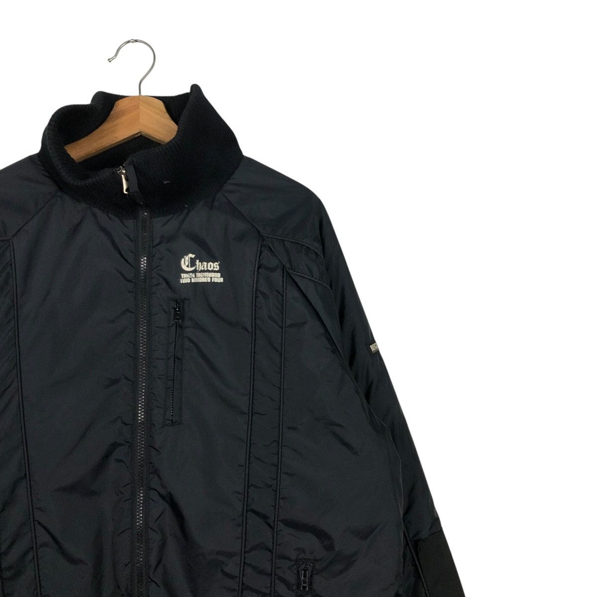 Neighborhood 🔥RICH BLACK BOMBER JACKET ZIPPER 2004 NEIGHBORHOOD CHAOS Size US L / EU 52-54 / 3 - 8 Thumbnail