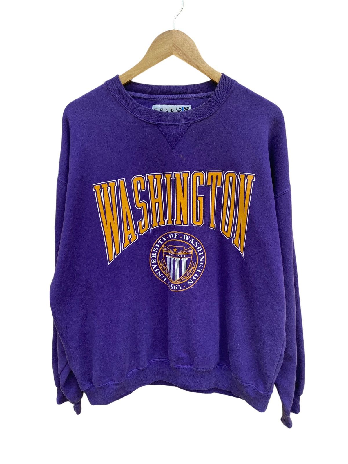 Vintage Vintage university of Washington sweatshirt Size US M / EU 48-50 / 2 - 1 Thumbnail