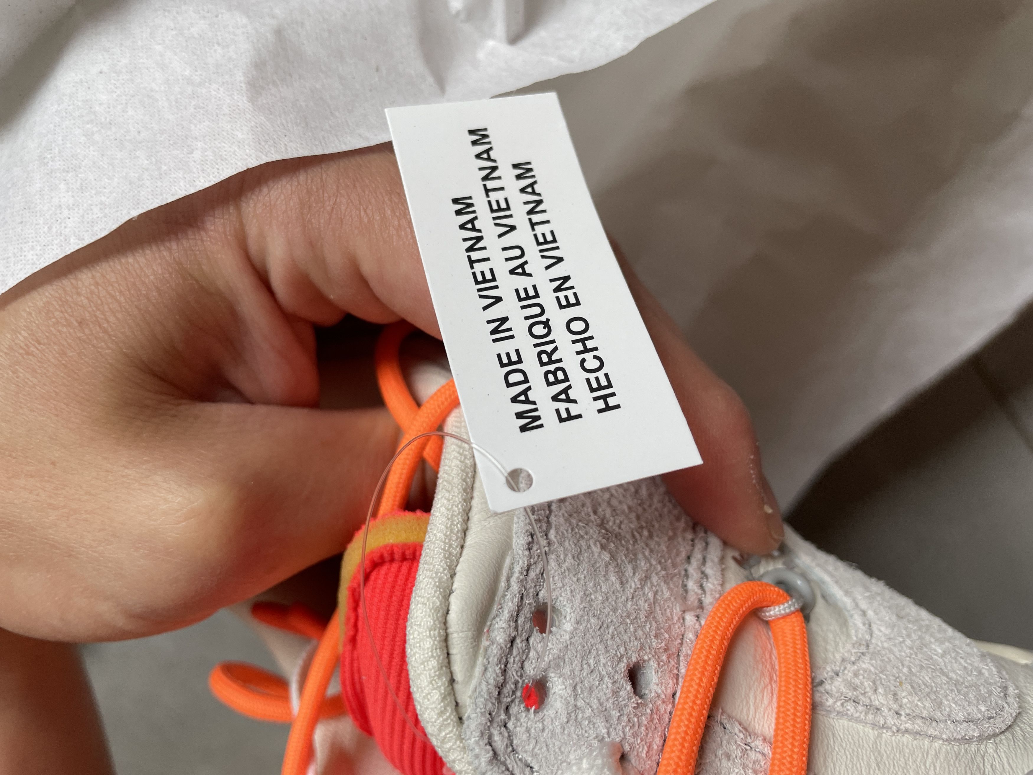 Nike × Off-White × Virgil Abloh NIKE X OFF WHITE LOT 31 DUNK Size US 10.5 / EU 43-44 - 2 Thumbnail