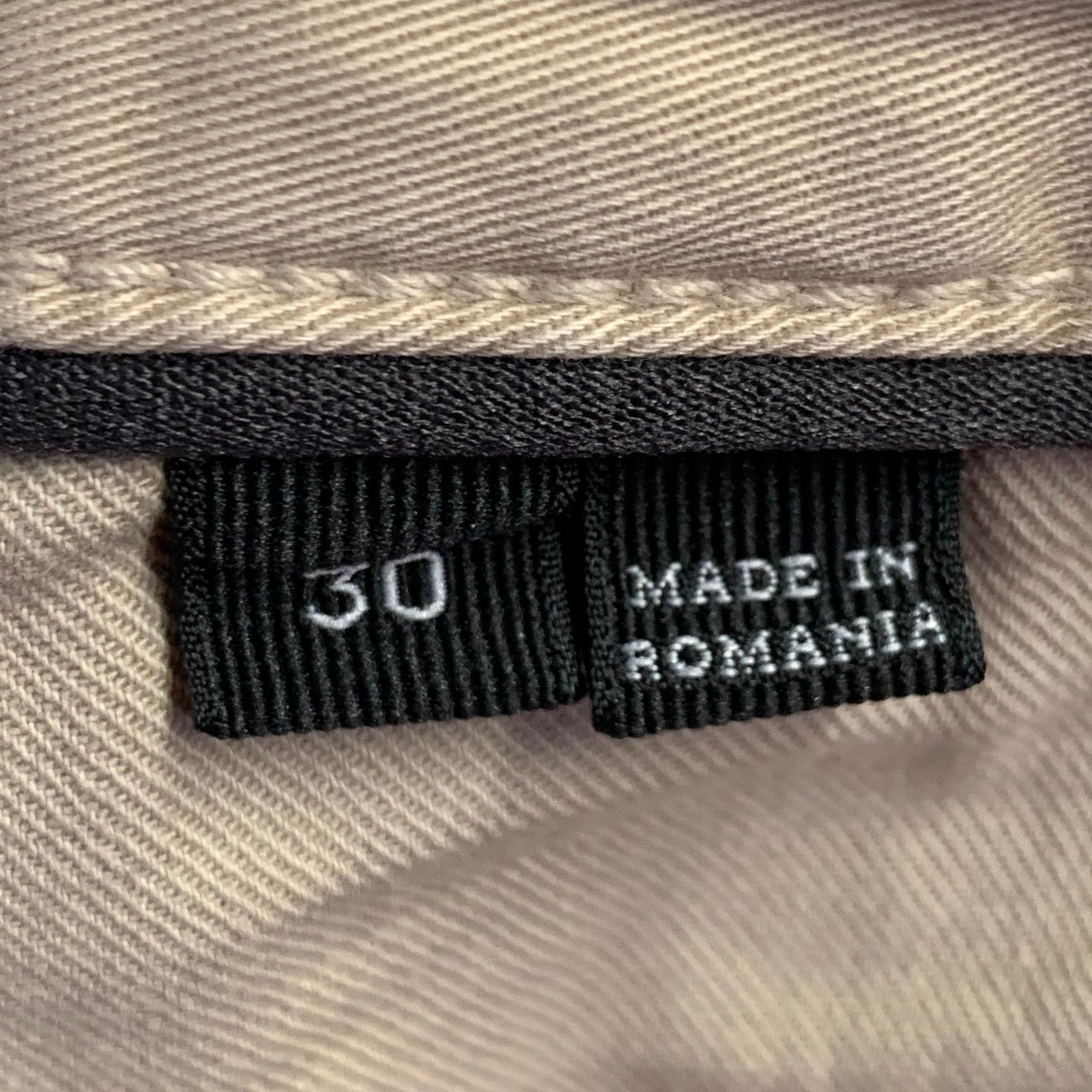 Ermenegildo Zegna Khaki Cotton Blend Jean Cut Slim Straight Casual Pants Size US 30 / EU 46 - 5 Thumbnail