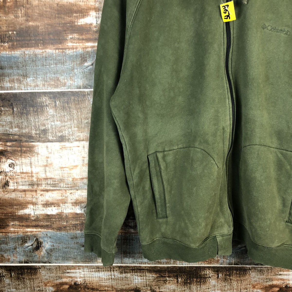 Columbia Columbia Green faded plain sweater Hoodie #A1575 Size US M / EU 48-50 / 2 - 7 Thumbnail