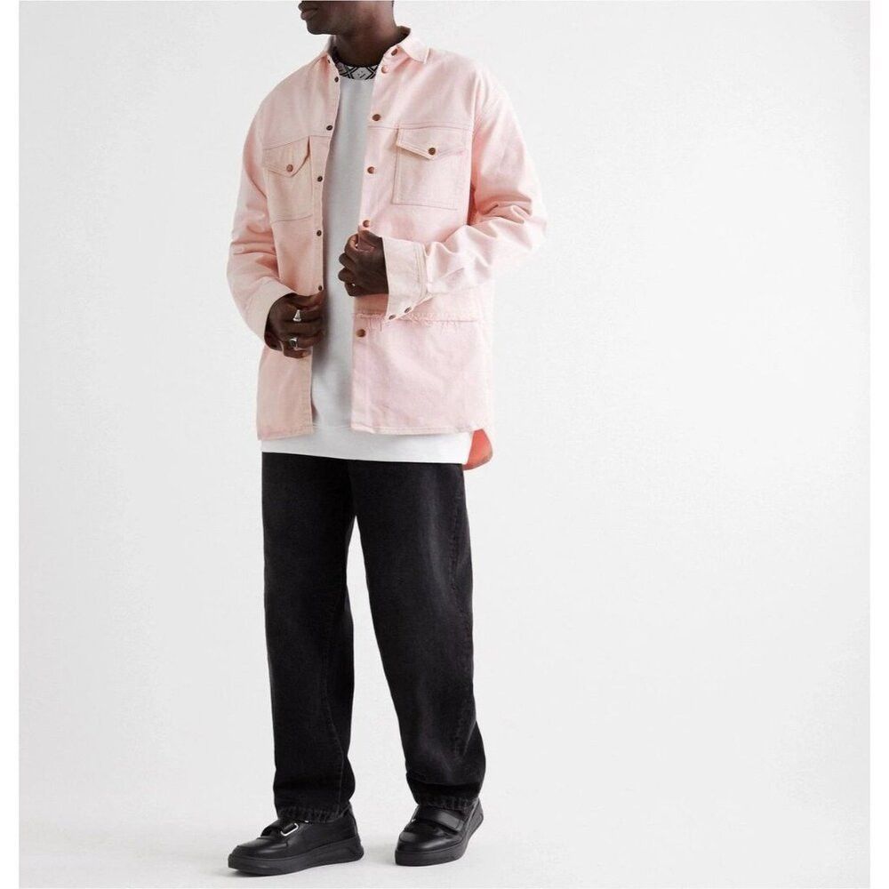 Acne Studios Acne Studios Panelled Denim Overshirt XS Mens Jacket Pink Size US XS / EU 42 / 0 - 1 Thumbnail