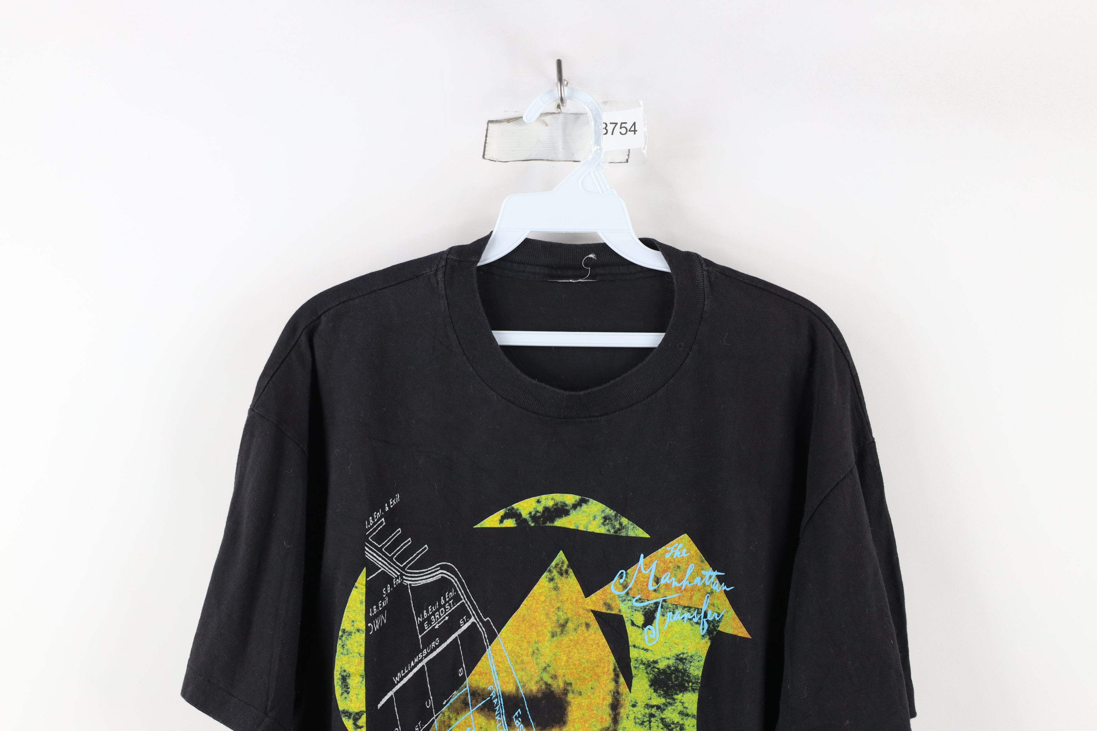 Vintage Vintage 90s World Tour The Manhattan Transfer Band T-Shirt Size US L / EU 52-54 / 3 - 2 Thumbnail