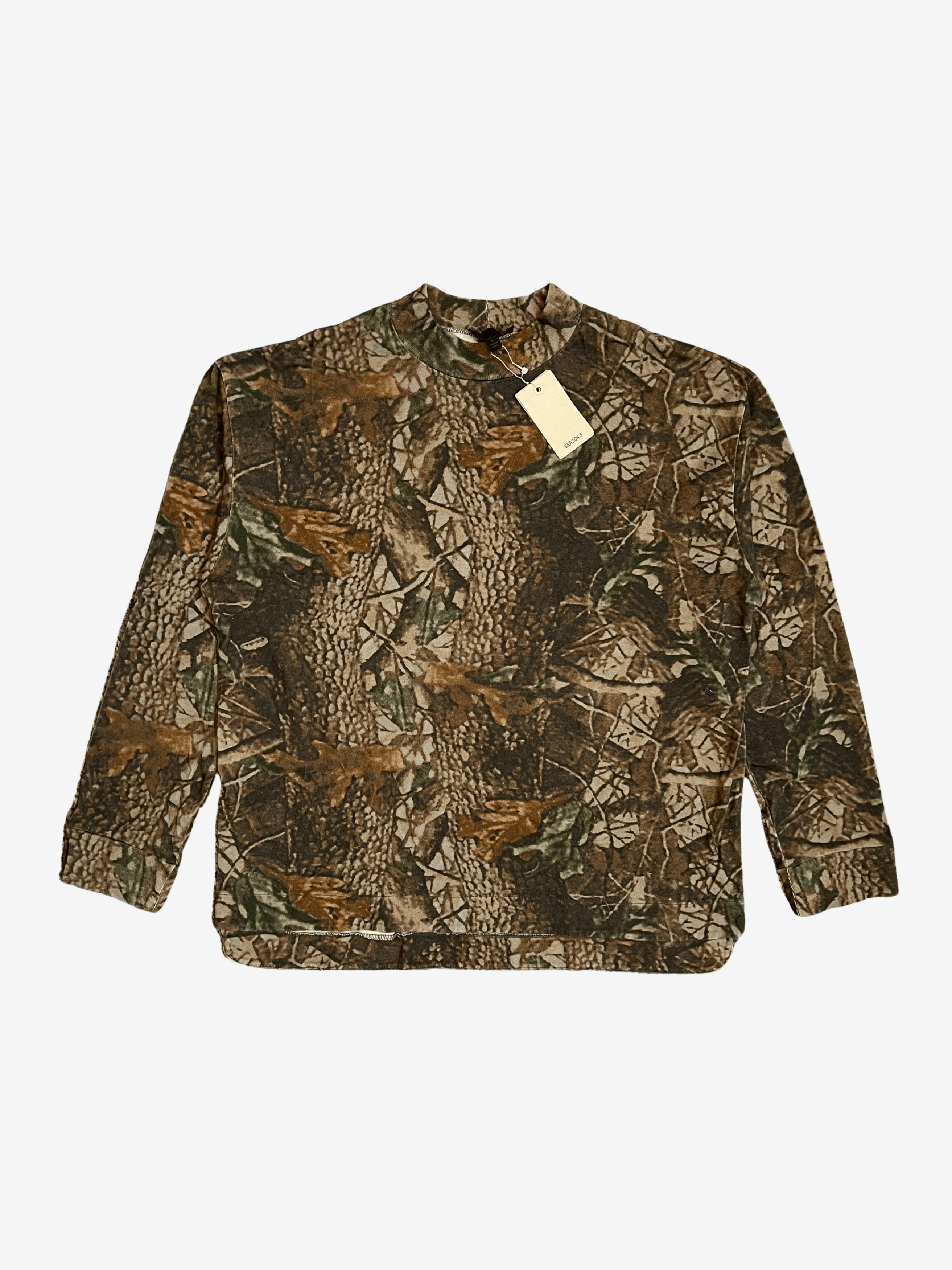 $295 Yeezy Season 3 Realtree Camo Thermal Sweatshirt