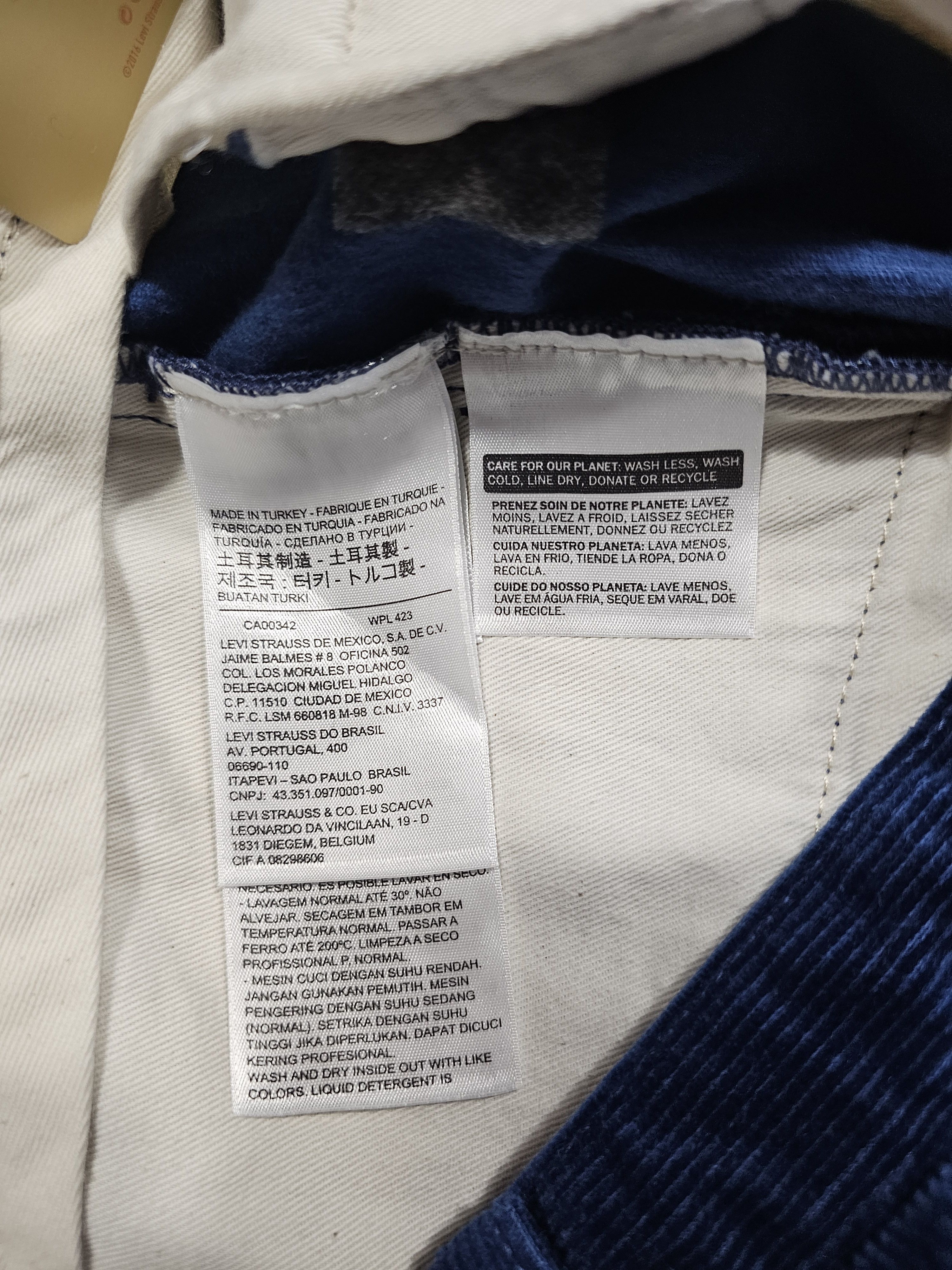 Levi's Vintage Clothing NWT LVC Levi's Vintage Clothing Sta Prest Corduroy Pants Size US 33 - 8 Thumbnail