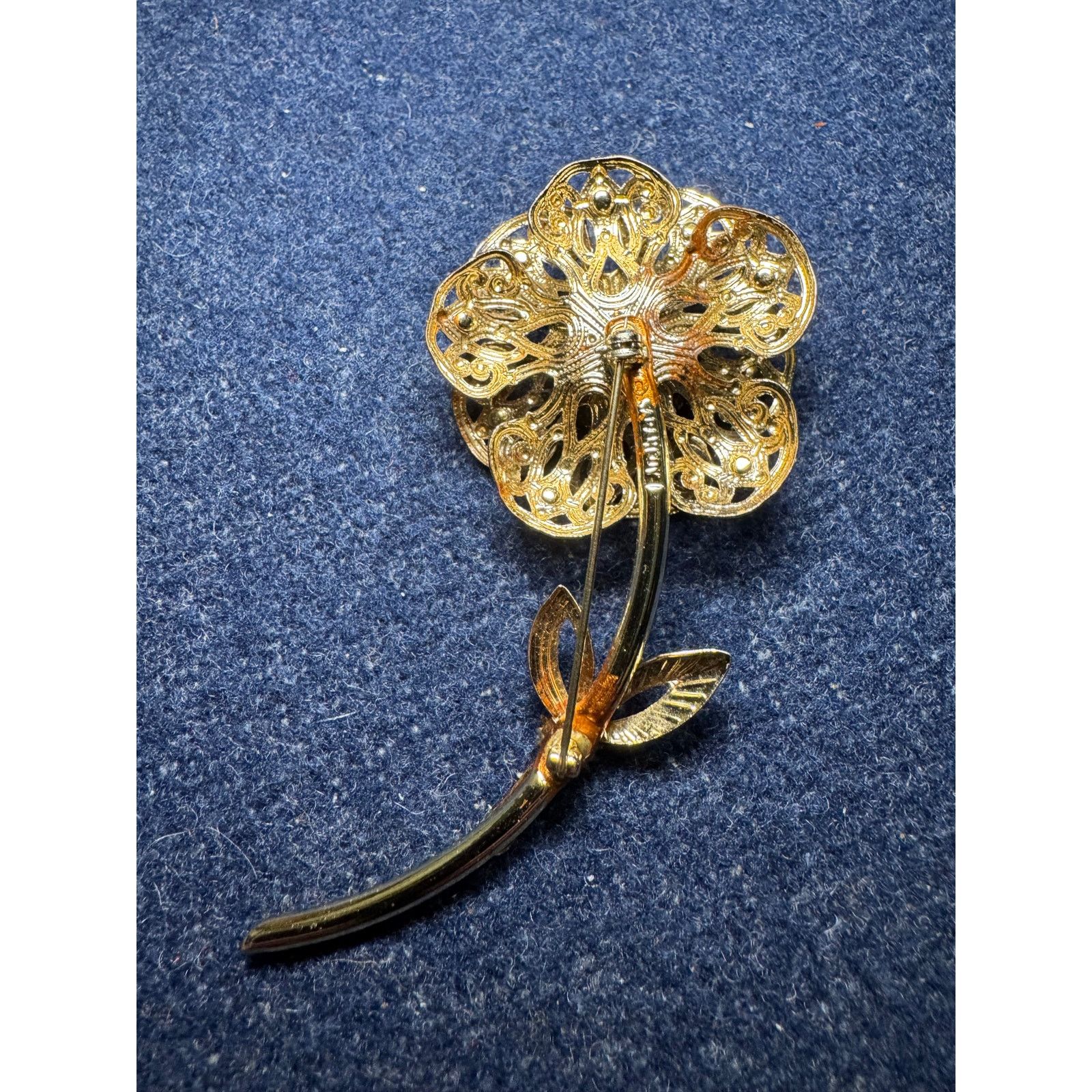 Other Vintage Sarah Coventry Rhinestone Flower Statement Brooch Size ONE SIZE - 5 Thumbnail