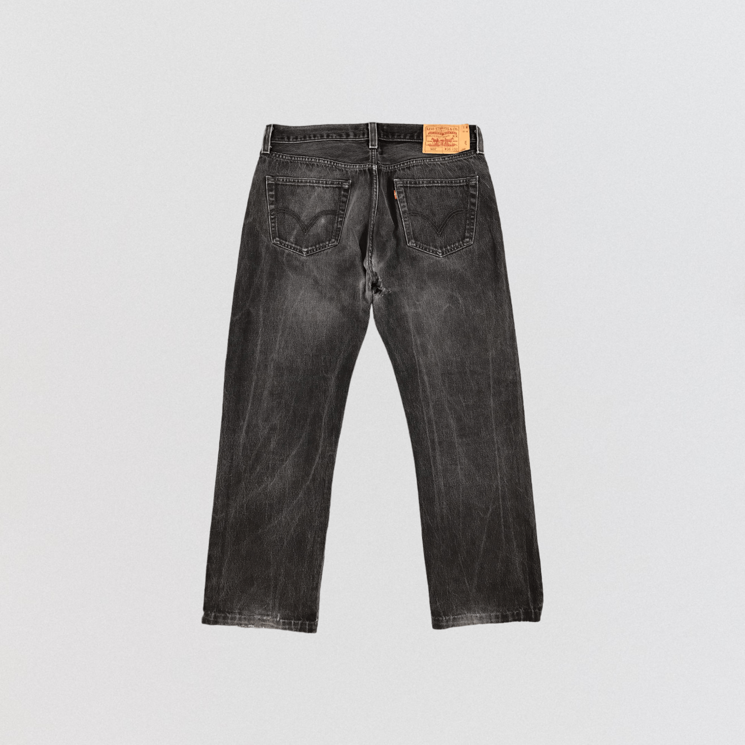 Levi's Vintage Distress Levis 501 Jeans-JM1502 Size US 36 / EU 52 - 2 Thumbnail