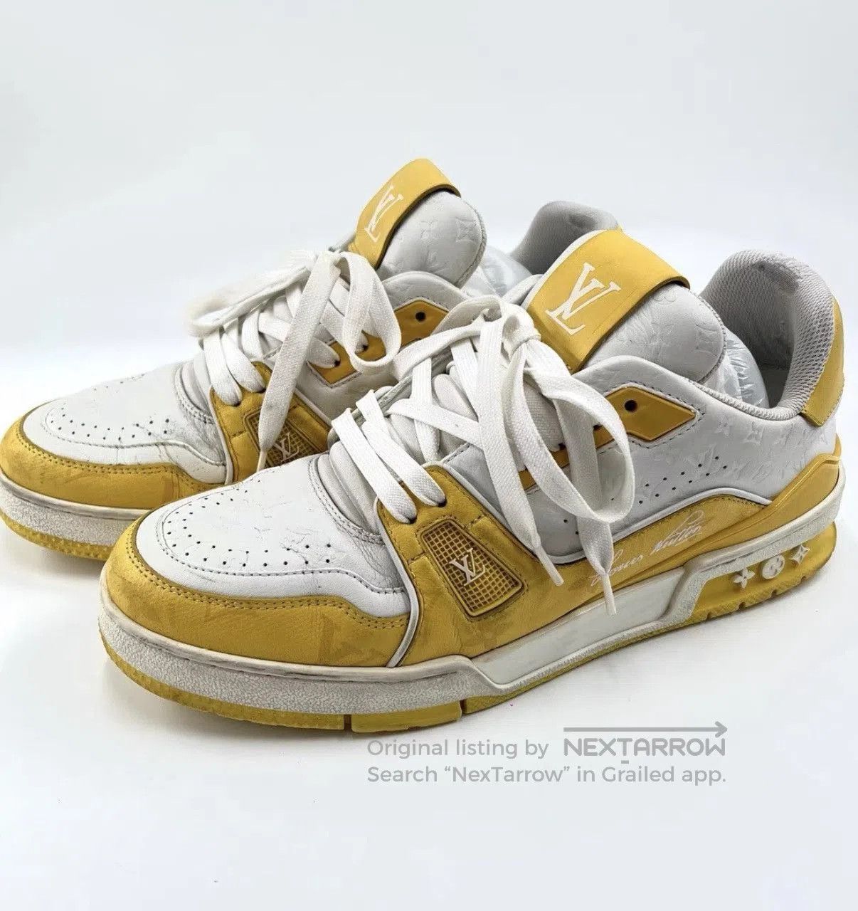 Louis Vuitton Yellow Low. Size US 8 / EU 41 - 1 Thumbnail