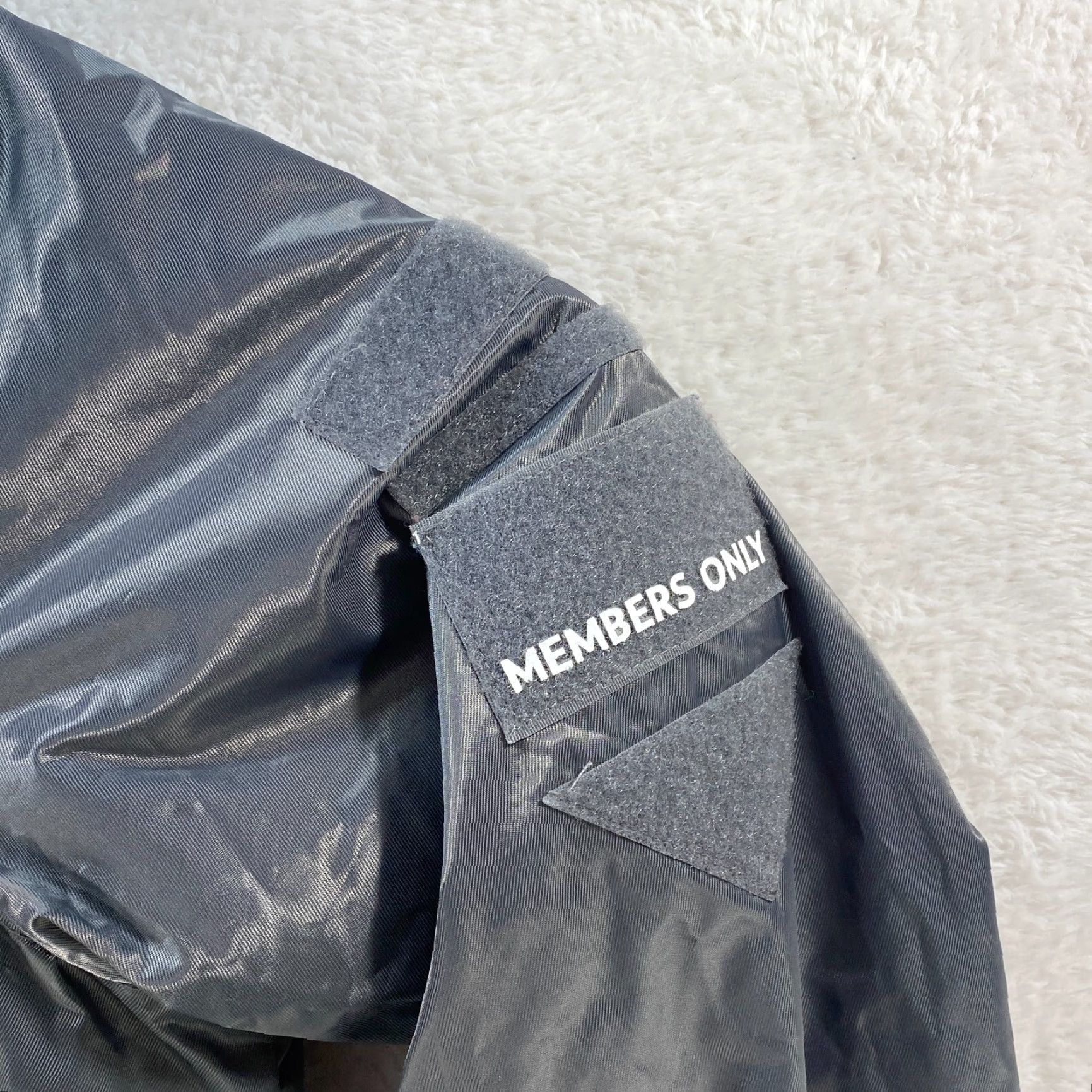 Members Only VINTAGE Members Only Jacket Mens Small S Gray Full Zip Bomber Racer Coat Lined Size US S / EU 44-46 / 1 - 3 Thumbnail