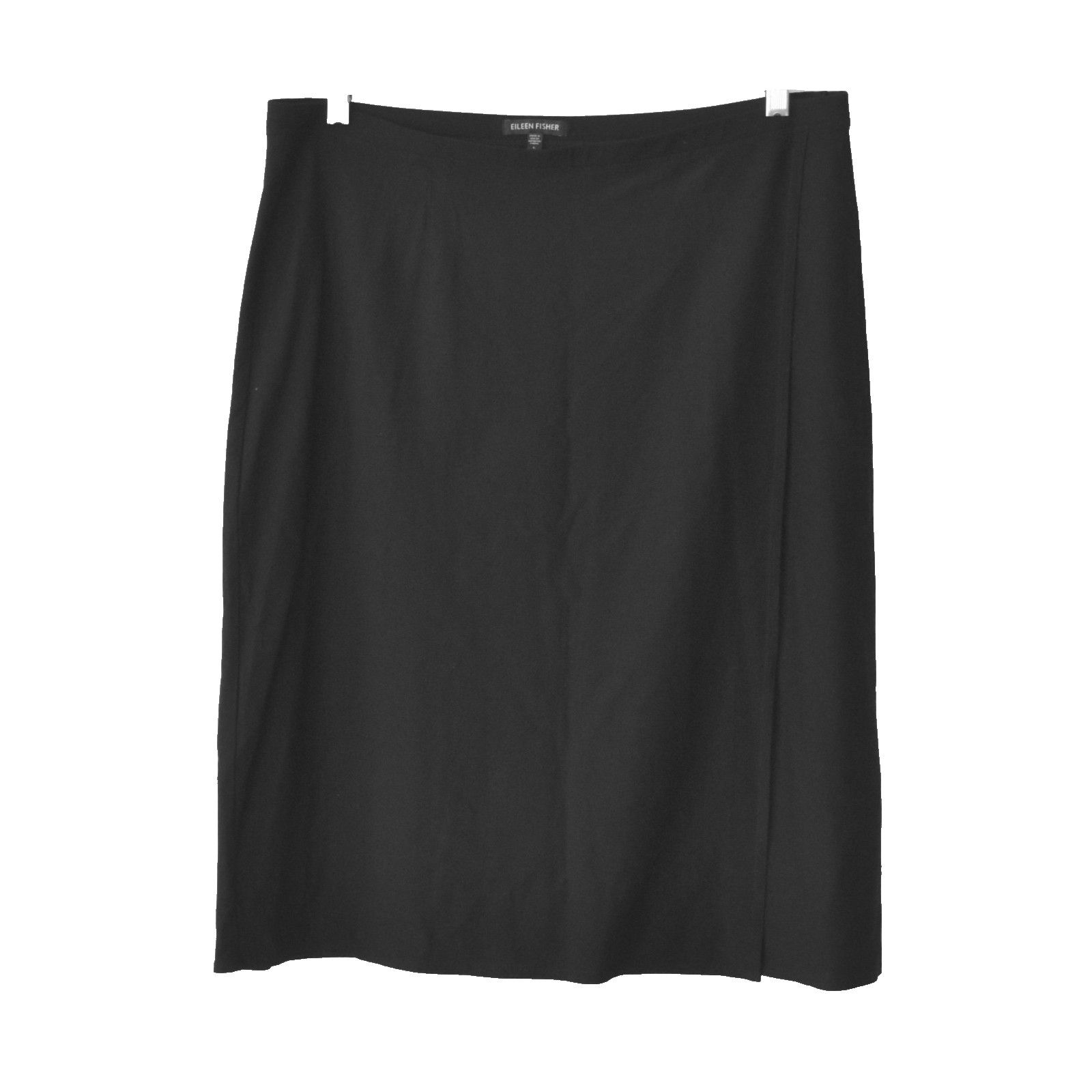 Eileen Fisher EILEEN FISHER Stretch Rayon Blend Wrap Pencil Skirt Size L Size 35" - 1 Thumbnail