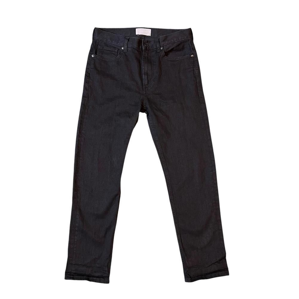Everlane Everlane Black High Rise Slim Straight Denim size 27 Size 27" / US 4 / IT 40 - 1 Thumbnail