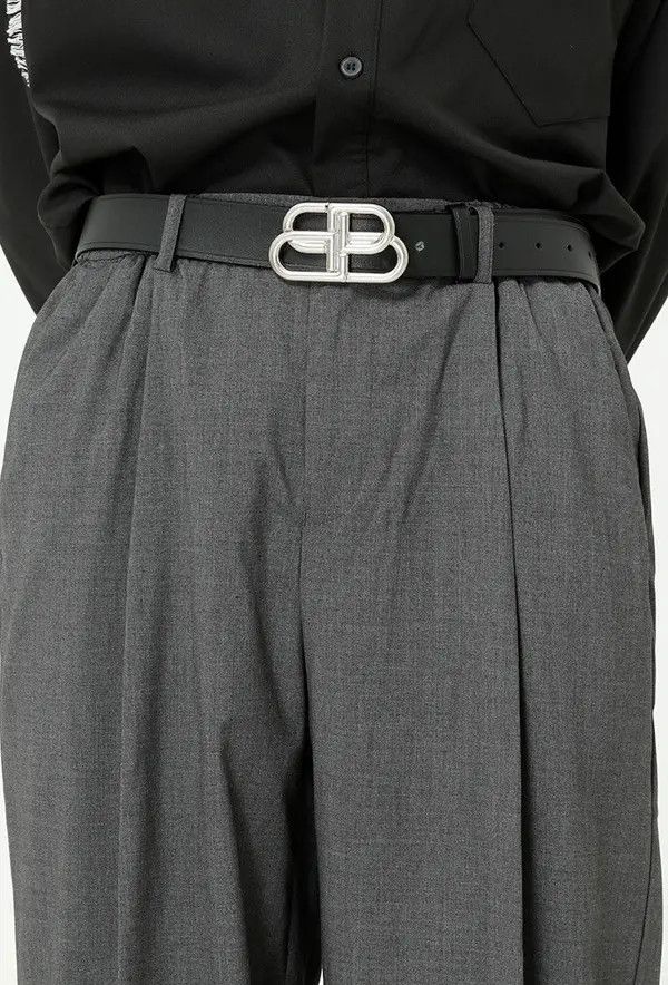 Designer Komura x Mari Casual wide-leg loose straight trousers Size US 32 / EU 48 - 4 Thumbnail