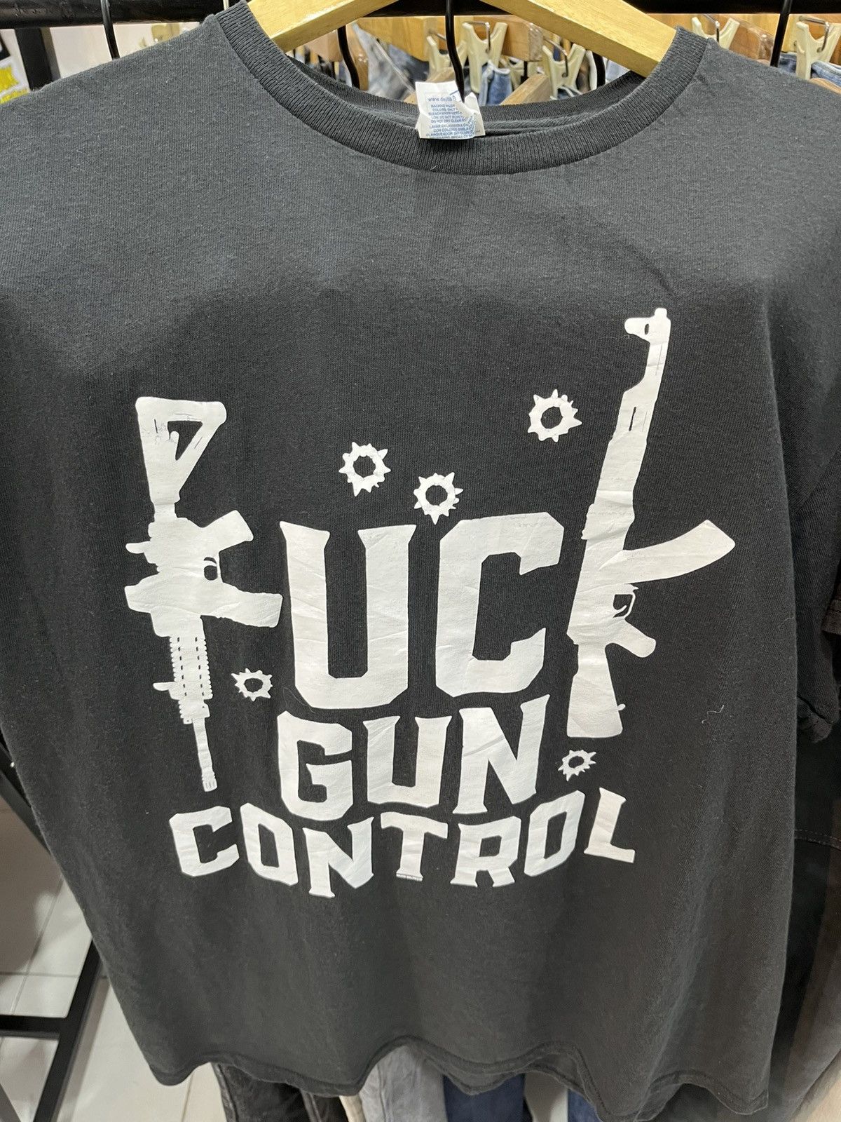 Other 🔥 Vintage Fuck Gun Control Tee Size US L / EU 52-54 / 3 - 2 Thumbnail