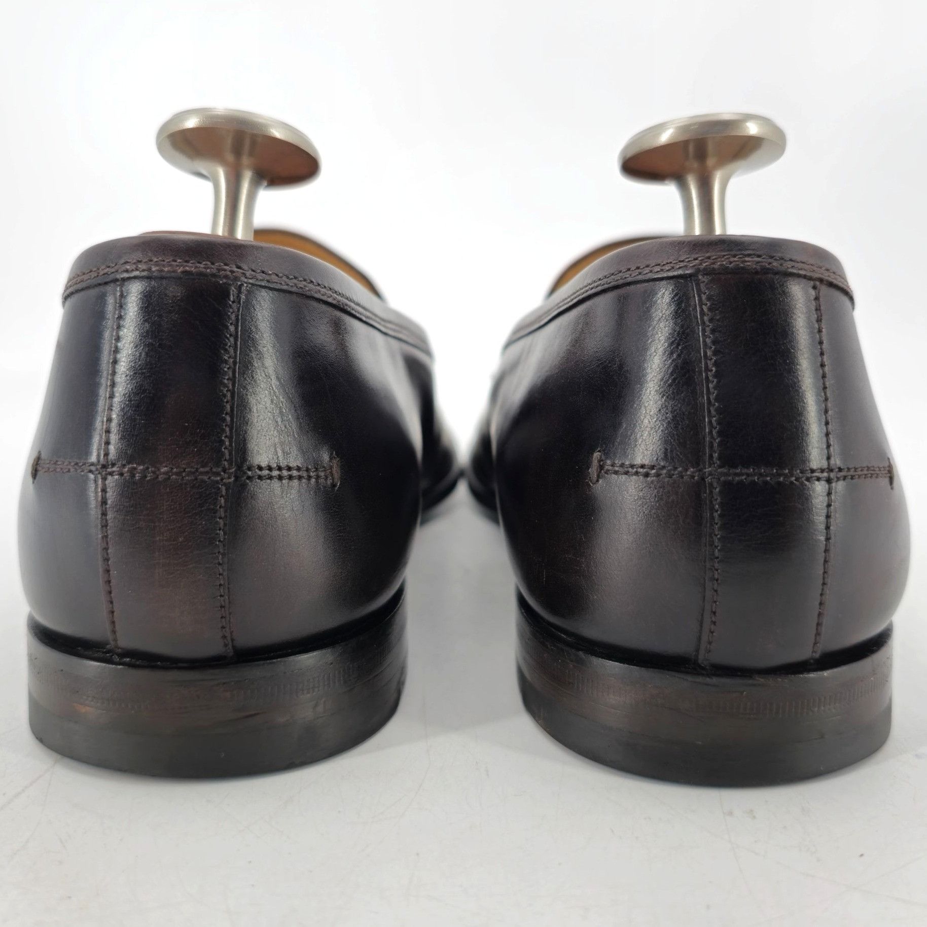 Bally Bally Switzerland Webb Dark Brown Leather Penny Loafers Mens Size US 10.5 / EU 43-44 - 6 Thumbnail