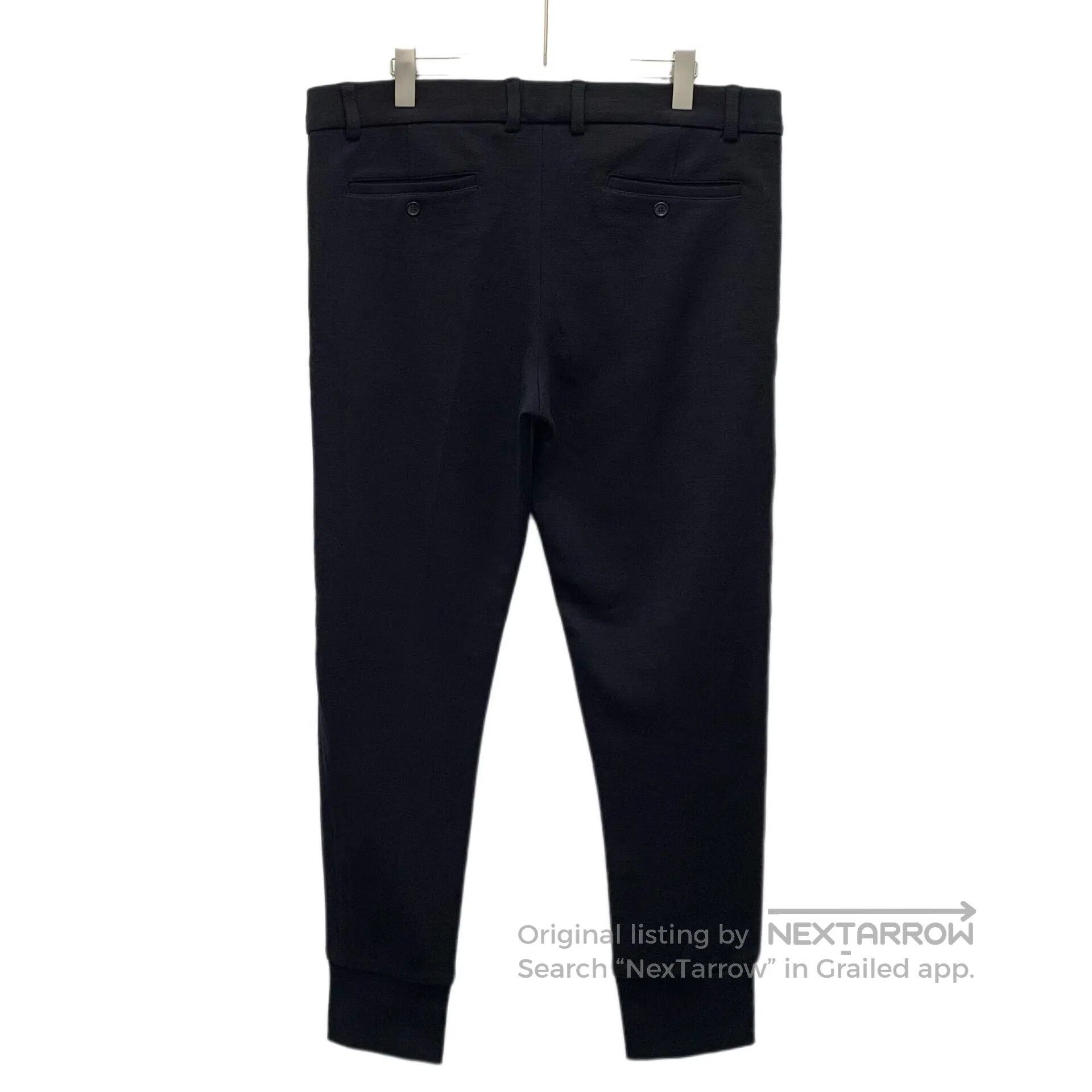 Dolce & Gabbana Dolce Gabbana Black Wool Casual Trousers| Size US 38 / EU 54 - 2 Thumbnail