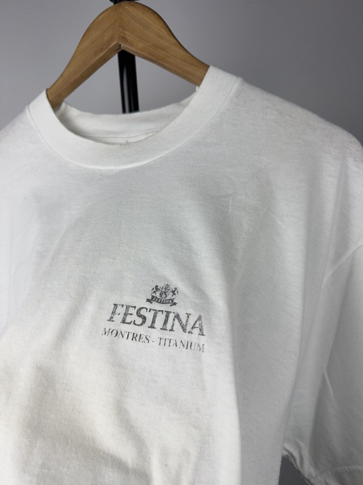 Vintage Vintage Retro 1998 Festina Tour de France Promo Watch Tee L Size US L / EU 52-54 / 3 - 7 Thumbnail