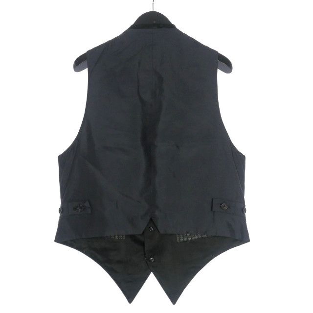 Yohji Yamamoto YOHJI YAMAMOTO POUR HOMME 22AW ANOTHER FABRIC VEST Size US M / EU 48-50 / 2 - 2 Thumbnail