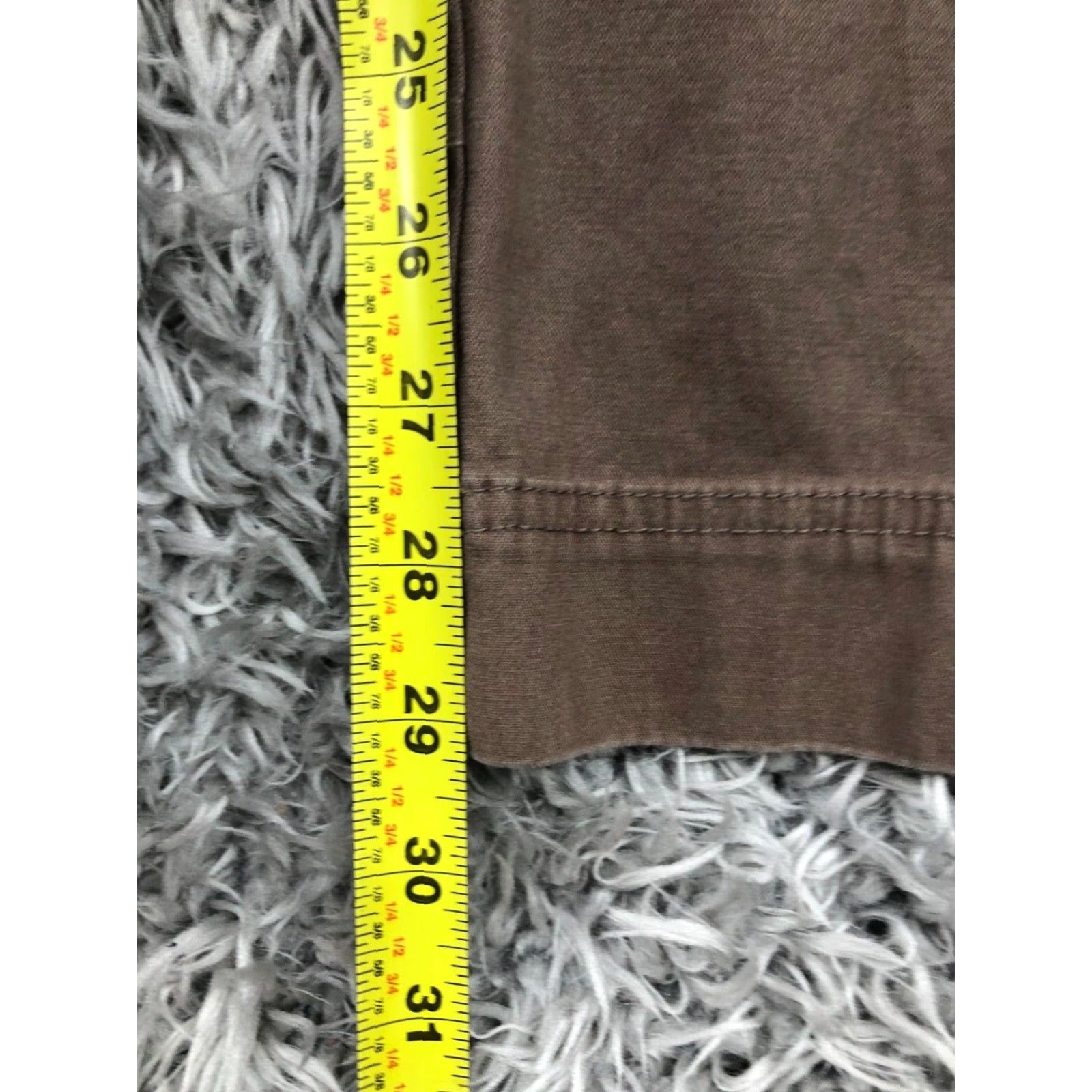 Vintage Christopher & Banks Chino Pants Size 8 Womens Mid Rise Beige Brown pants Regular Size 30" / US 8 / IT 44 - 3 Thumbnail