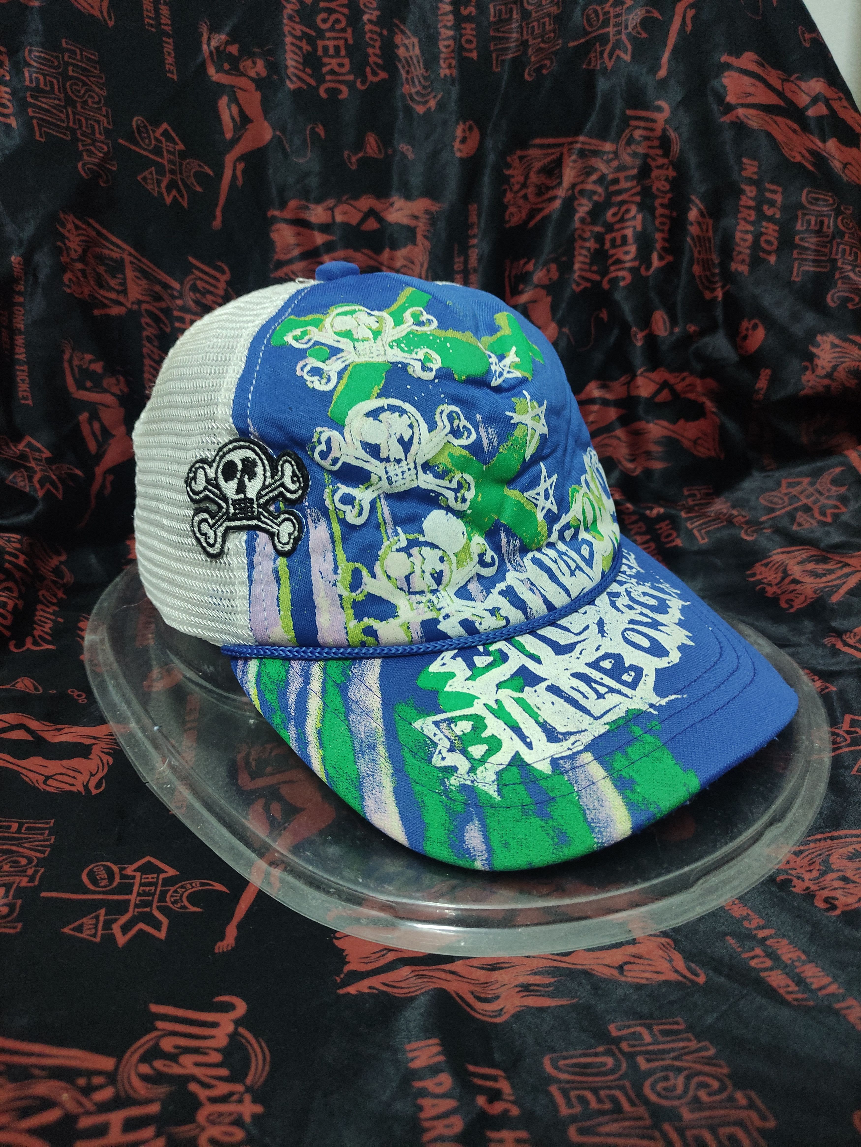 Billabong BILLABONG RARE SKULL DESIGN TRUCKER CAP Size ONE SIZE - 11 Thumbnail