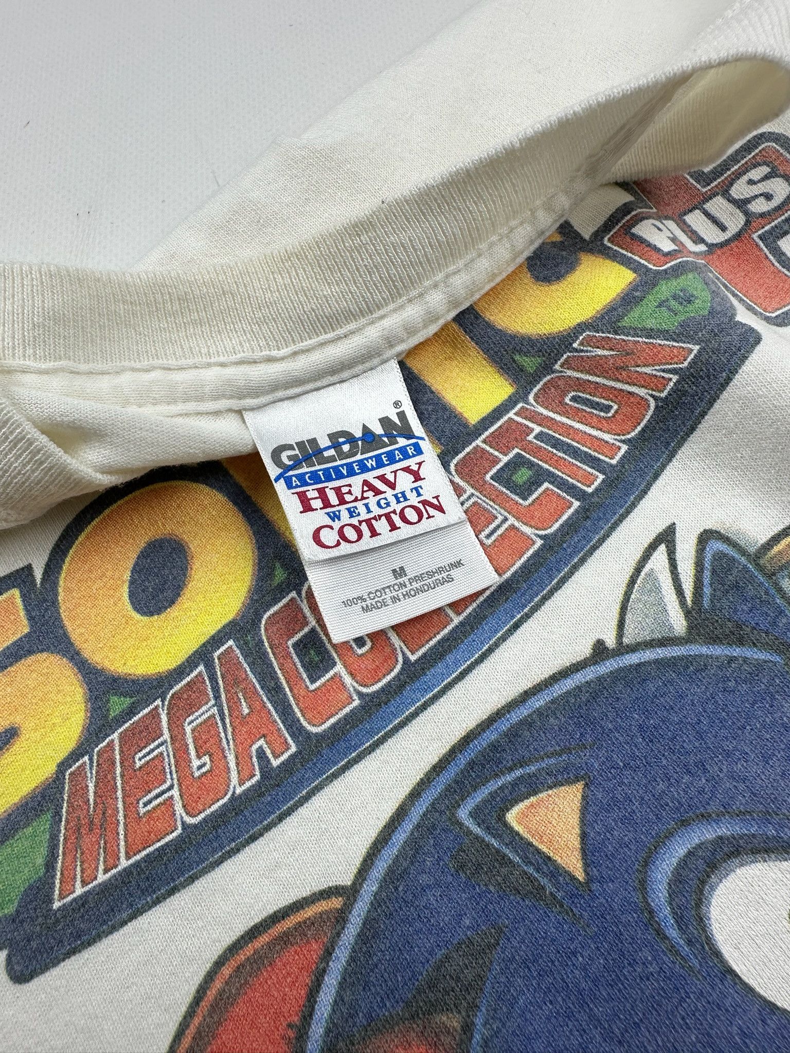 The Game Sonic The Hedgehog “Mega Collection Plus” Promo Tee 2004 Size US M / EU 48-50 / 2 - 7 Thumbnail