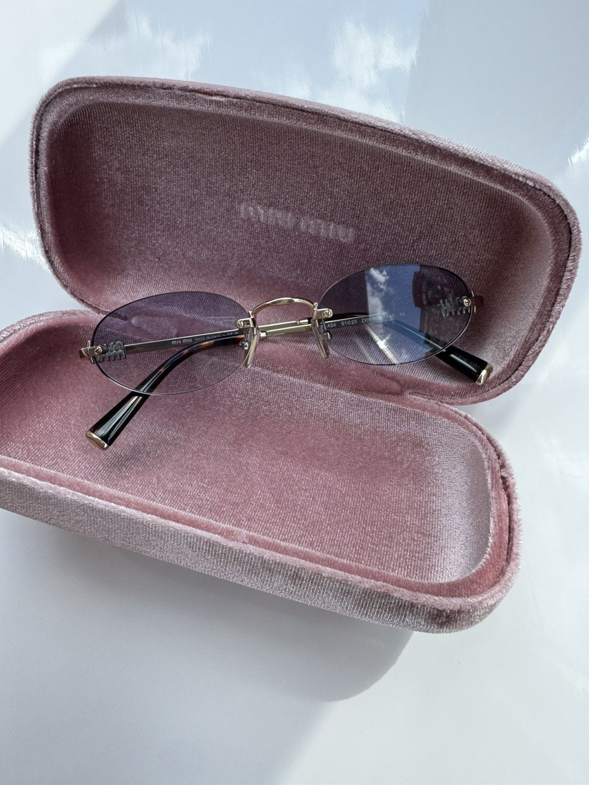 Miu Miu NEW Miu Miu sunglasses MU A54S ZVN80O Size ONE SIZE - 1 Thumbnail