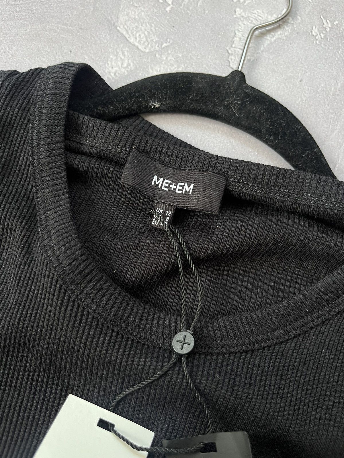 ME+EM ME + EM CUT OUT LONGSLEEVE TOP BLACK Size M / US 6-8 / IT 42-44 - 6 Thumbnail