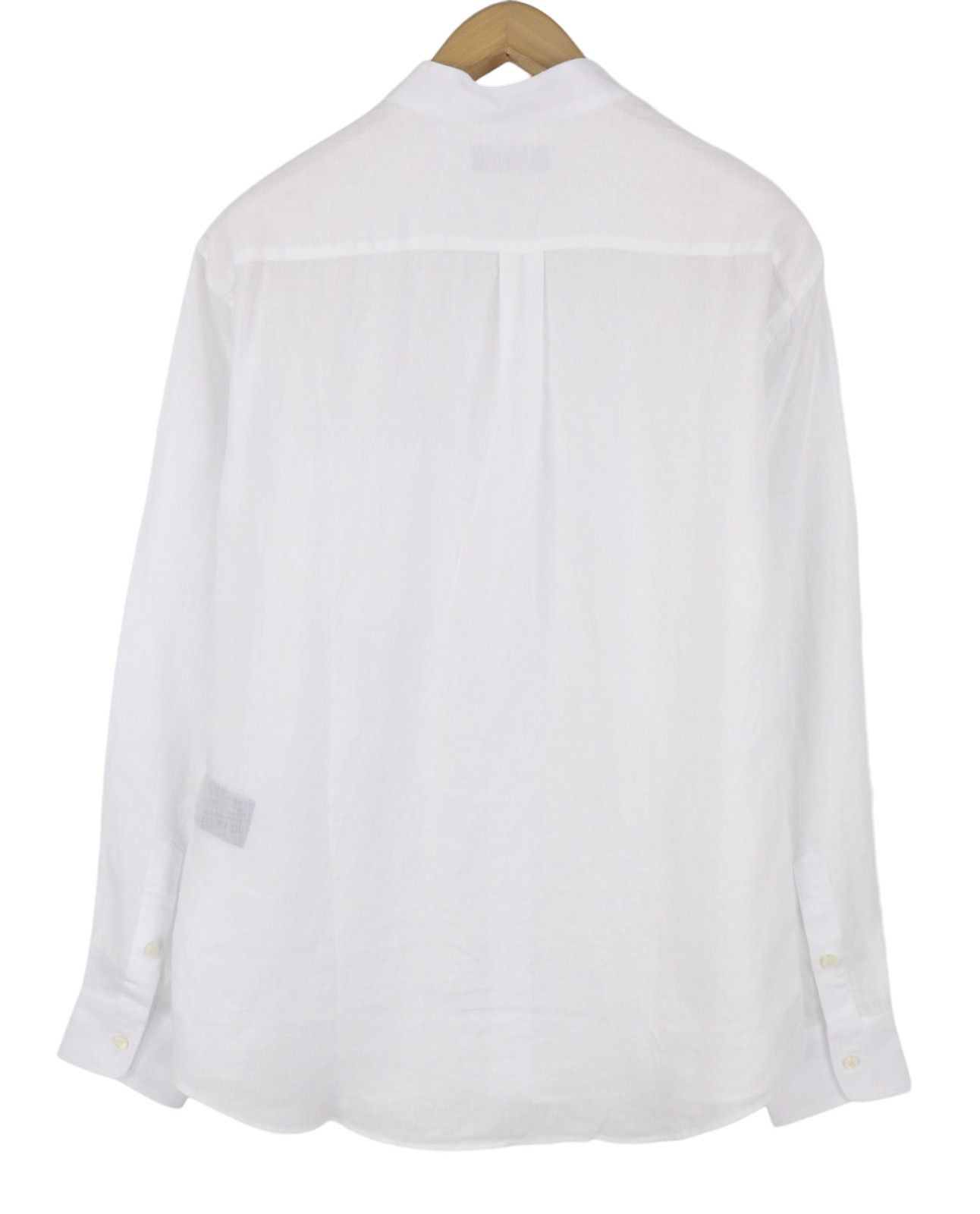 SEASE TN420 FISH TAIL S White Linen Button-Up 90614 Size US S / EU 44-46 / 1 - 4 Thumbnail
