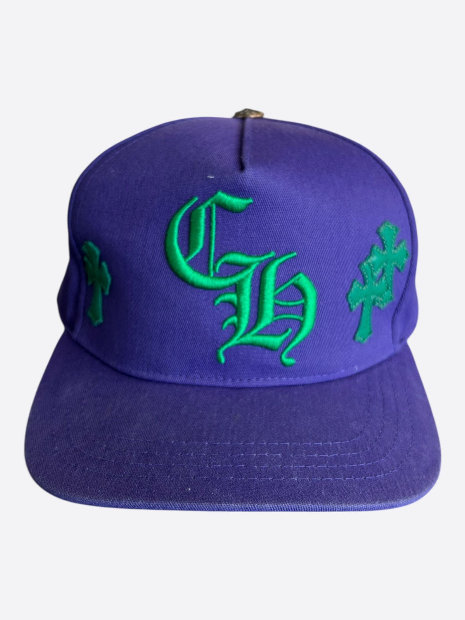 Chrome Hearts Chrome Hearts Purple & Green Cross Patch Hat Size ONE SIZE - 1 Thumbnail