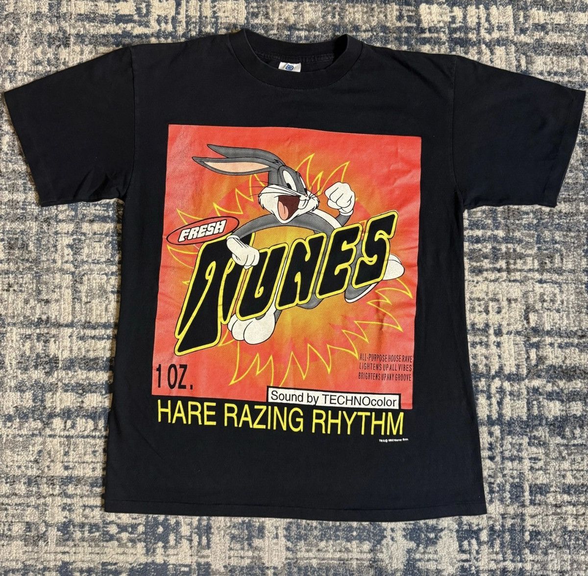 Freshjive Vintage 1992 Fresh Jive x Looney Tunes Techno Rave T-Shirt L Size US L / EU 52-54 / 3 - 1 Thumbnail