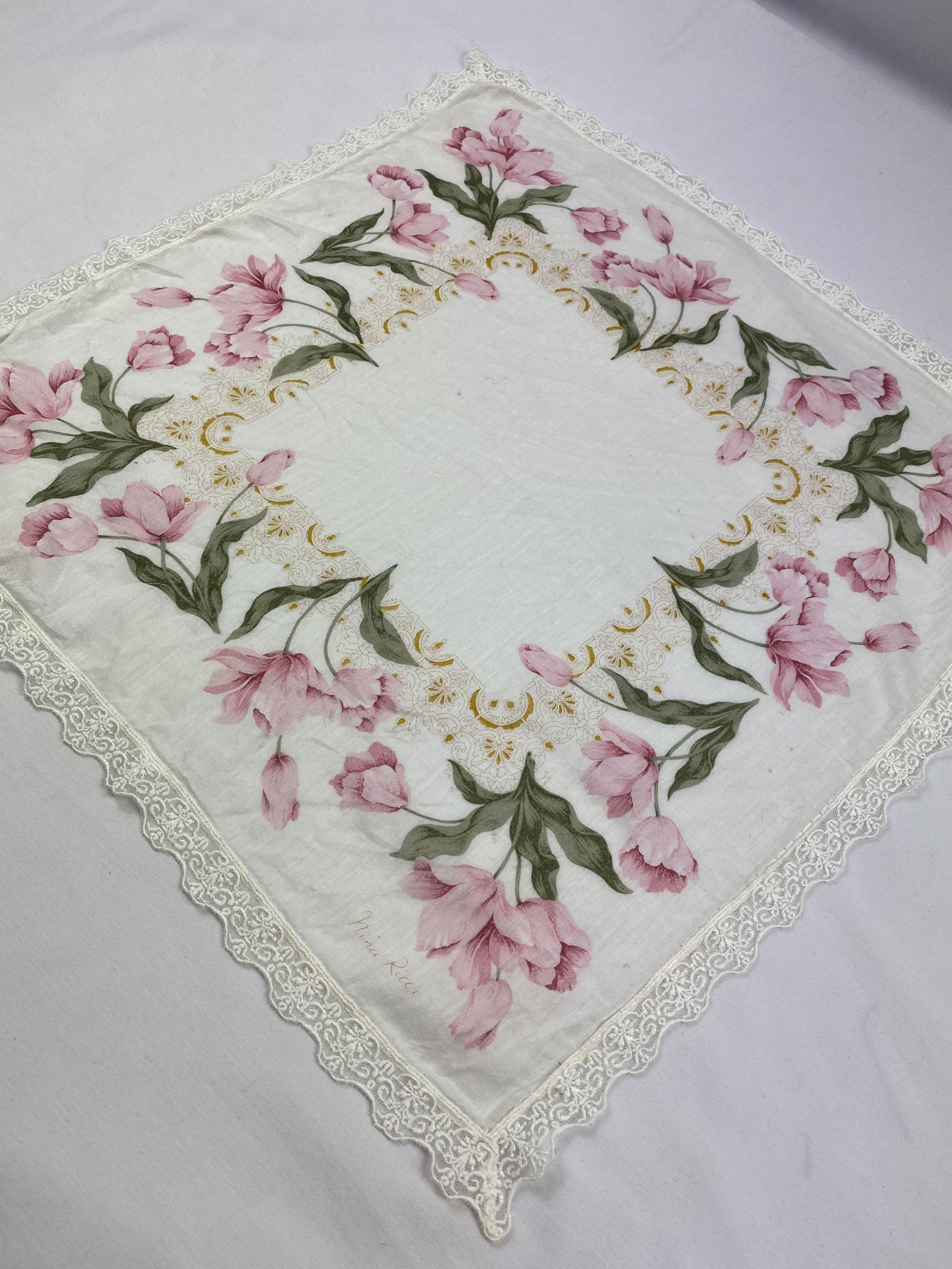 Nina Ricci × Vintage Nina Ricci Handkerchief / Bandana / Neckerchief Size ONE SIZE - 4 Thumbnail