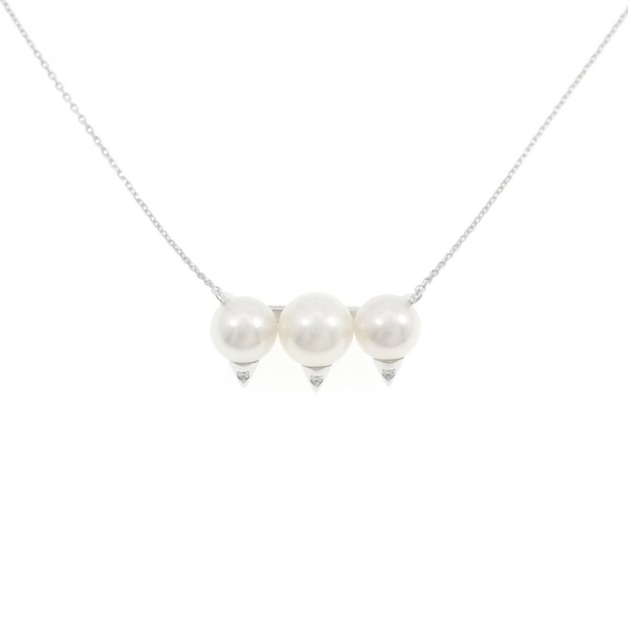 Other Tasaki Tasaki Danger Neo 750 White Gold Pearl Diamond Necklace Precious Metal Necklace P-17149-18KWG DUTY FREE for USA Size ONE SIZE - 1 Thumbnail